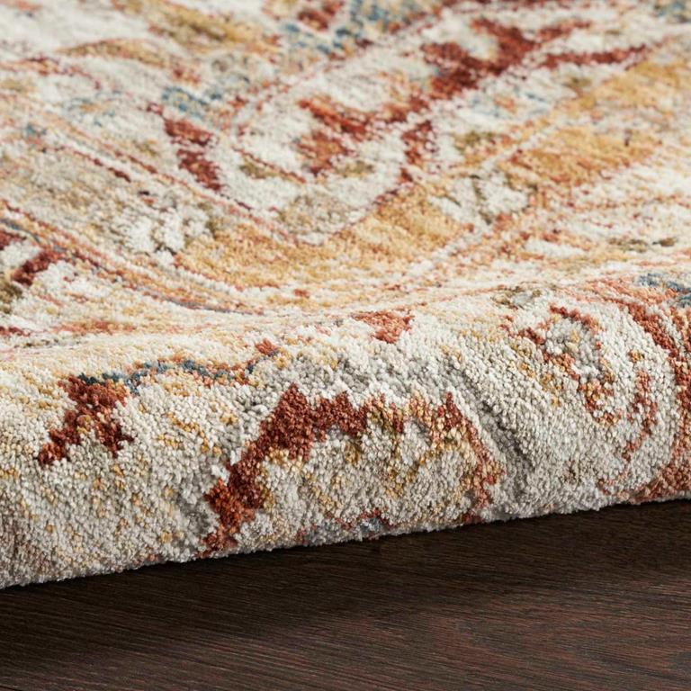 Nourison Sahar SHR02 Rust Area Rug Texture