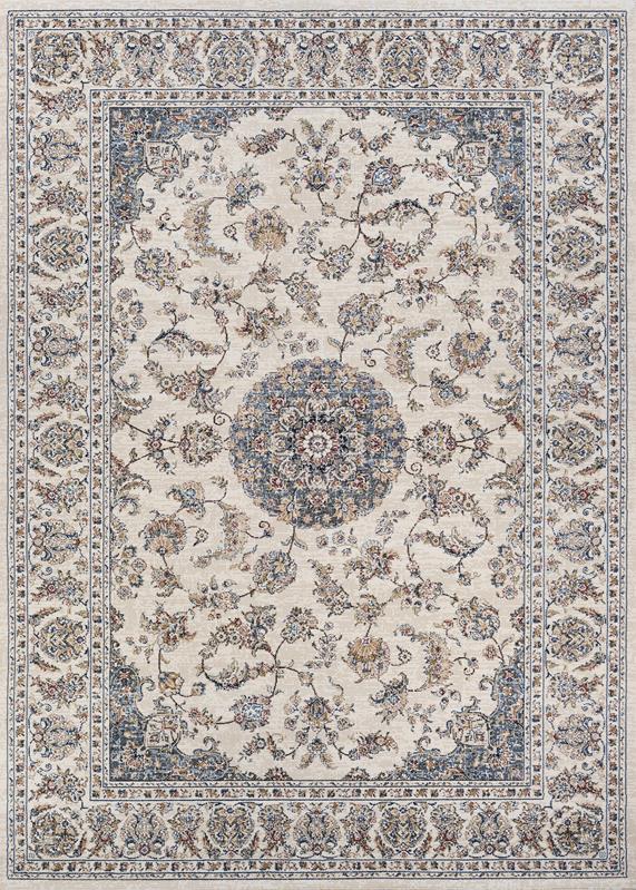 Couristan Monarch JE65-6454 Medallion Antique Cream Slate 7'10" X 11'2" Area Rug