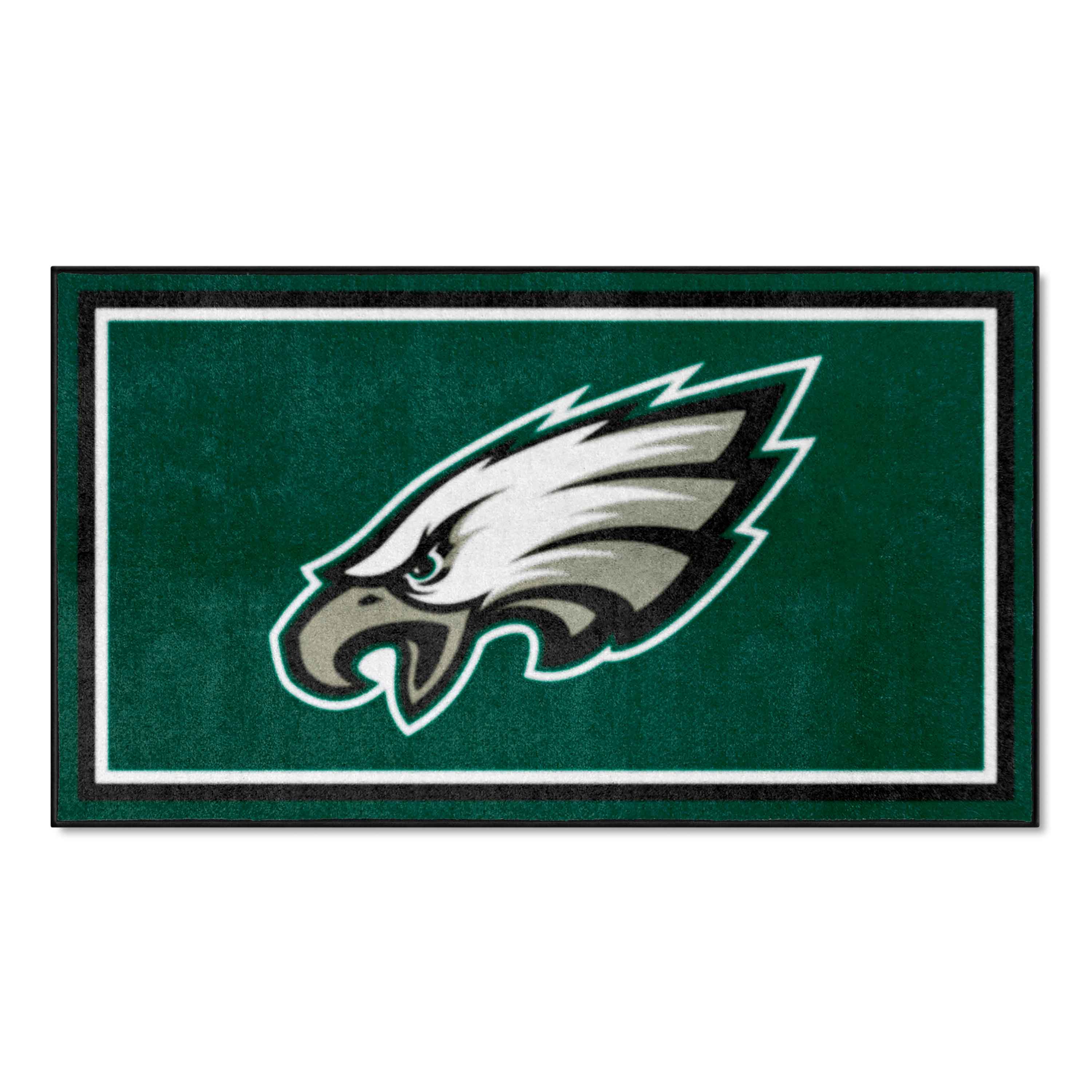 NFL Philadelphia Eagles 3'0" X 5'0" Green Plush Rug - 19881