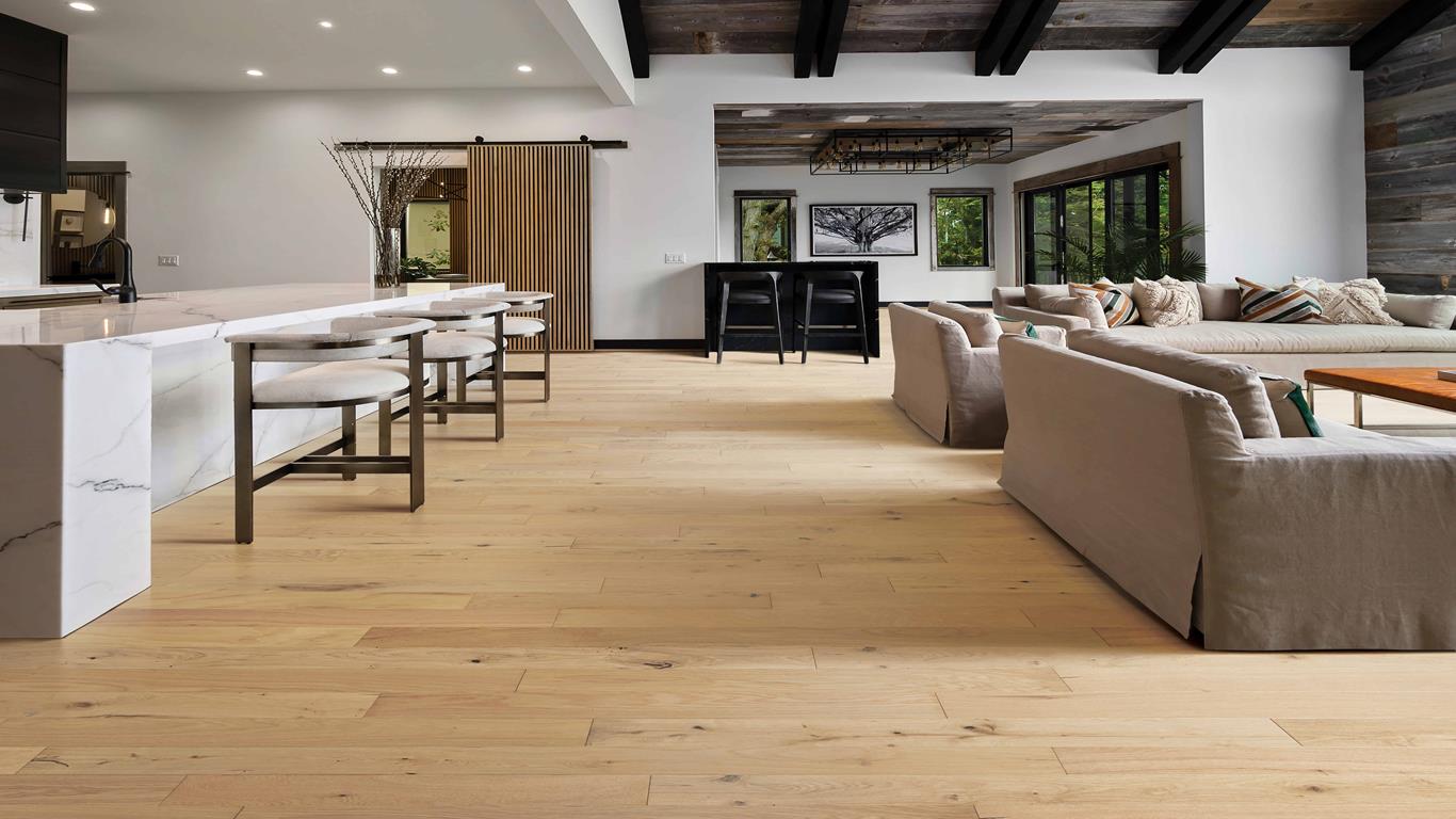 Farmhouse White Oak Flooring| Pioneer Millworks, image size:1366x768