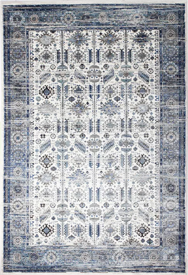 Bashian Cambridge CM102 Lyanna Ivory Blue Area Rug