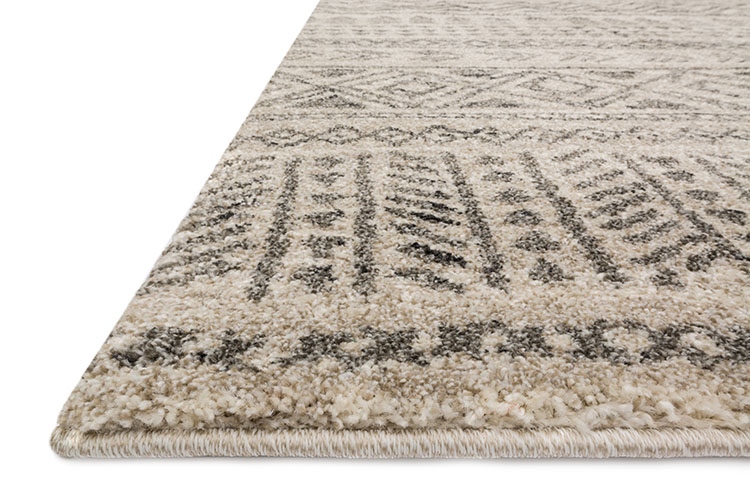 Loloi Emory EB-10 Stone/Graphite Area Rug Angle