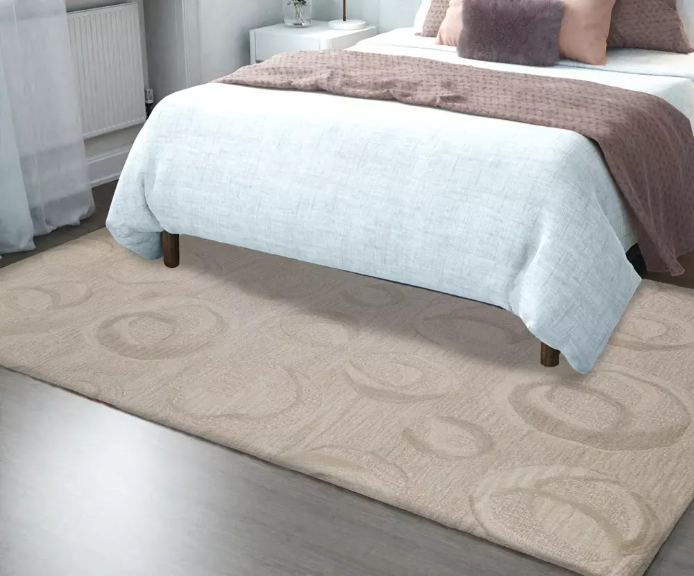 Bashian Verona LC179 Nanna Beige Area Rug Room Scene