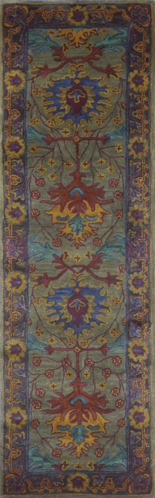 Bashian Wilshire HG130 Somers Taupe Runner Area Rug
