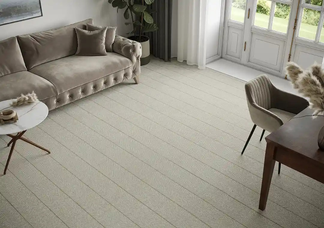 Kaleen Broadloom Peter Island Stripe II PST-43 Camel Area Rug