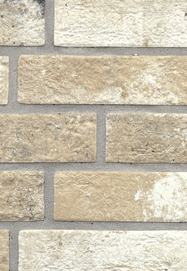 London Brick Fog 2.33" x 10" Porcelain Floor or Wall Tile