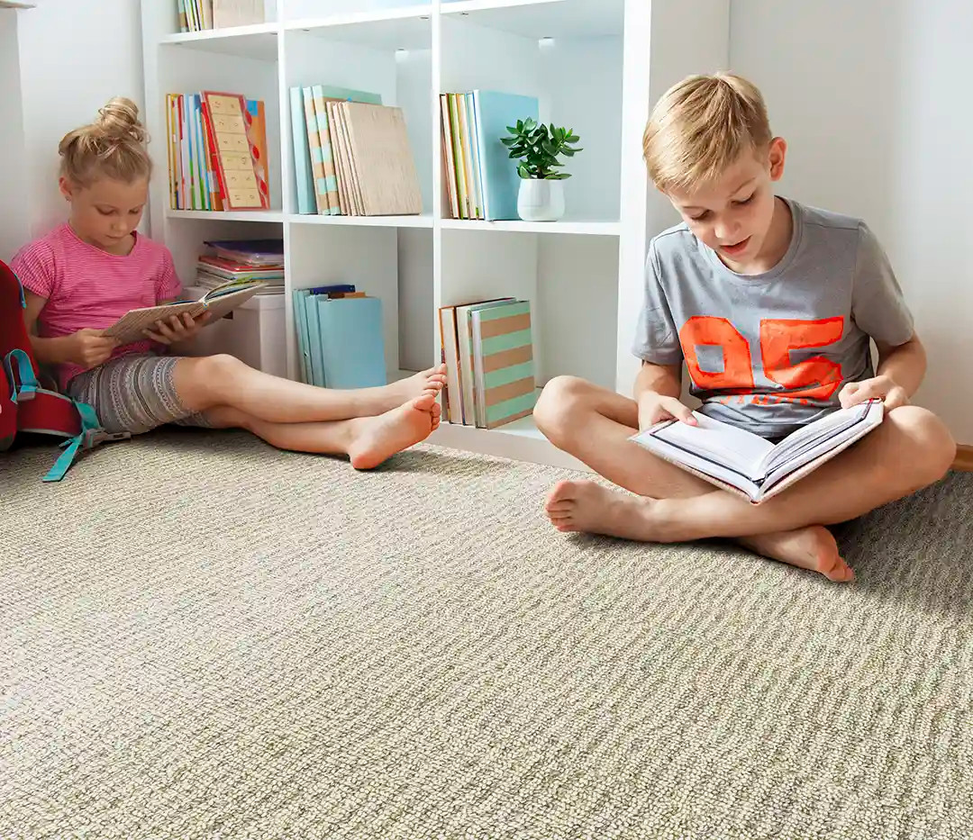 Kaleen PureLife Ithaca Row ITA-27 Taupe Area Rug Room Scene