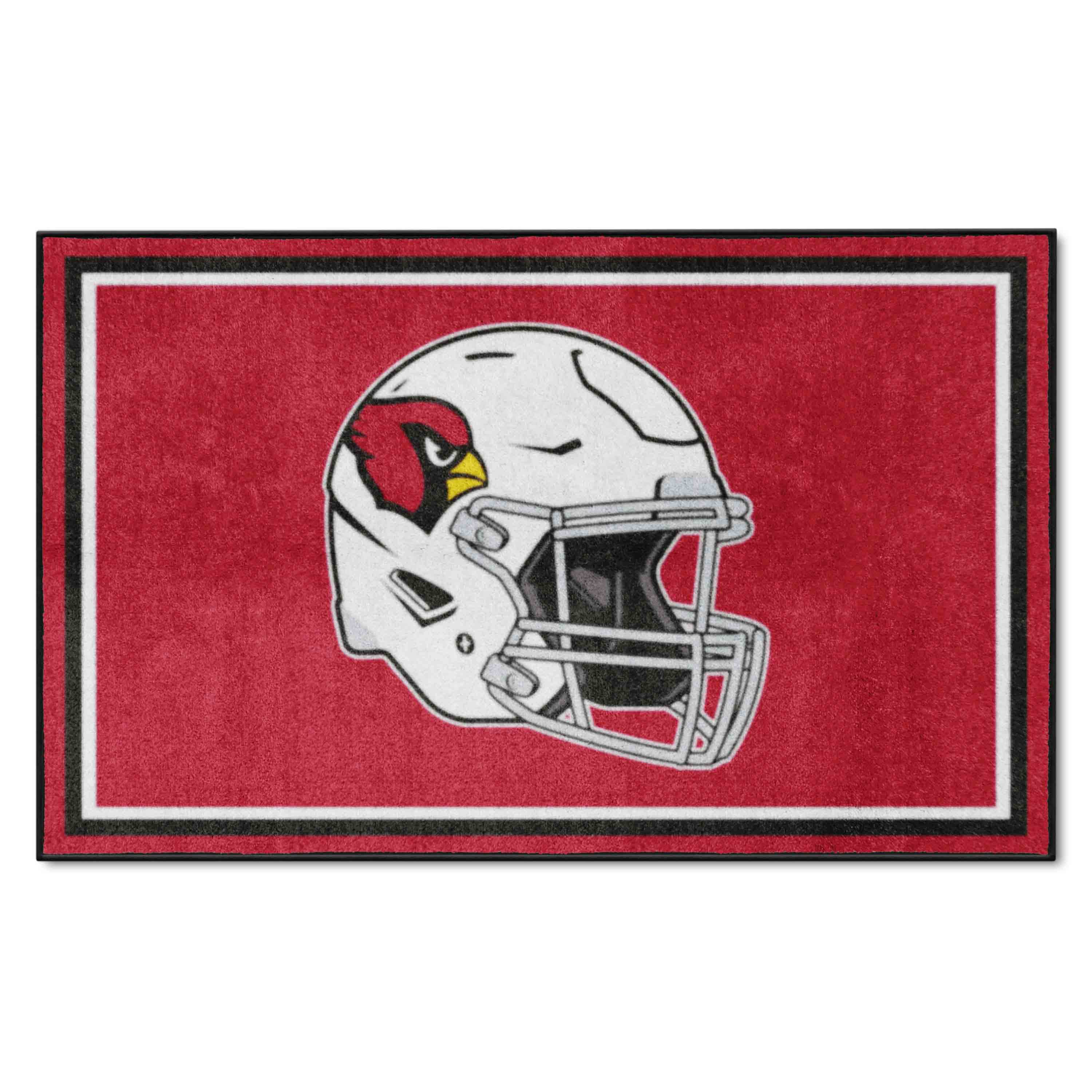 NFL Arizona Cardinals 3'8" X 5'11" Red Plush Rug - 38223