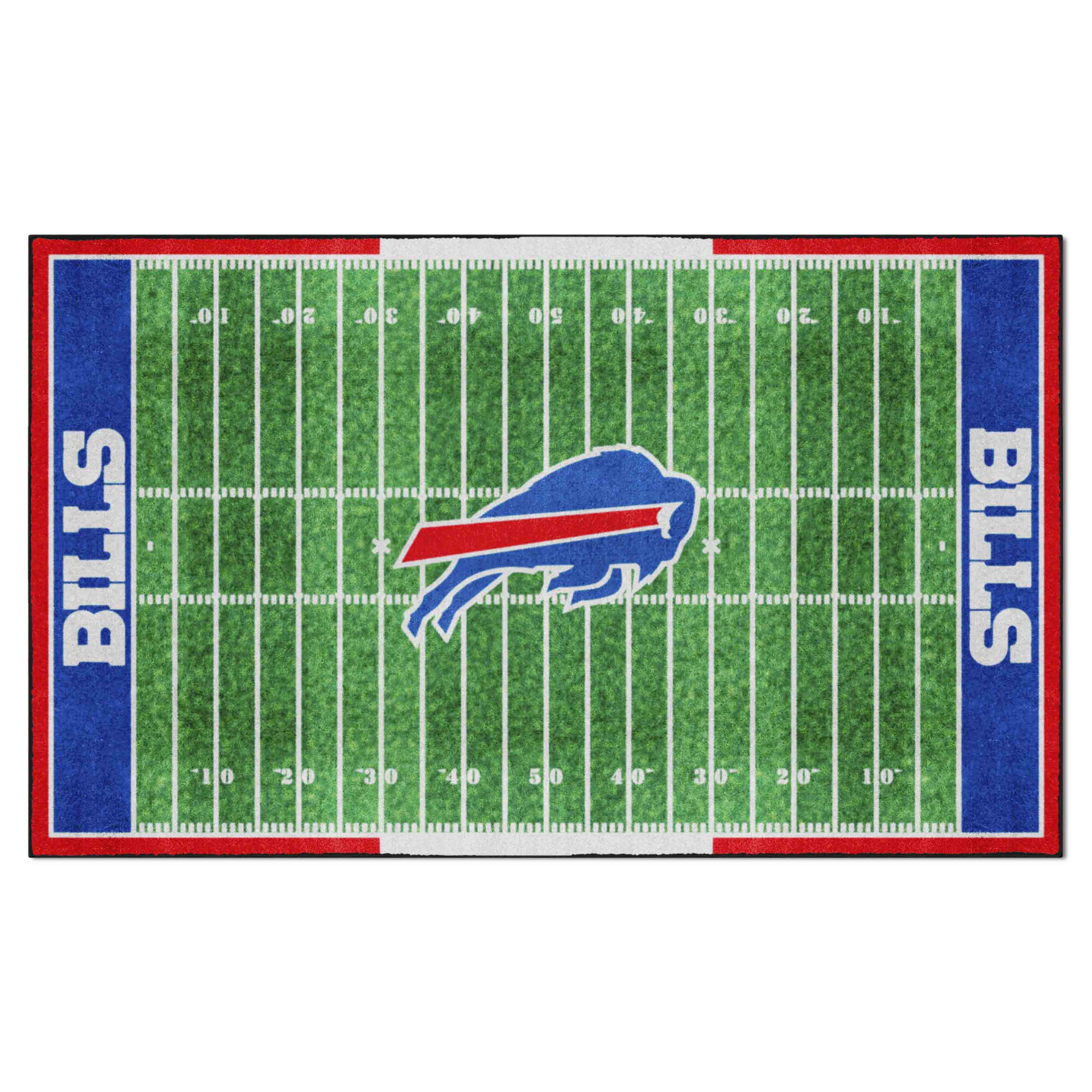 NFL Buffalo Bills 5'10" X 9'9" Green Plush Rug - 35140