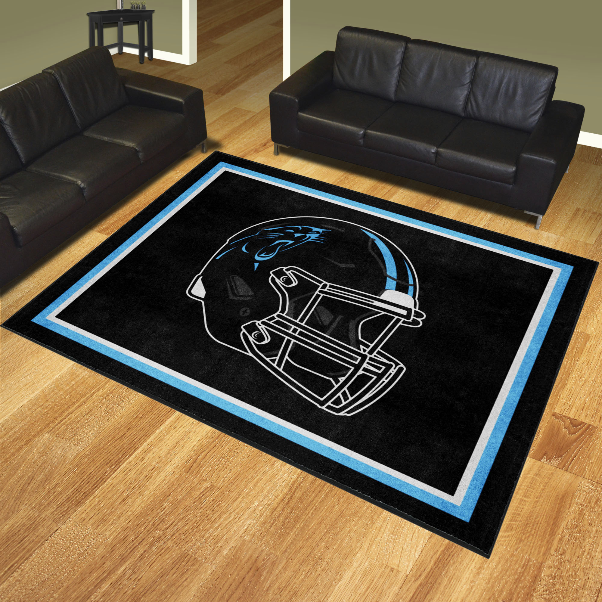 Fanmats Carolina Panthers 8ft. x 10 ft. Plush Area Rug