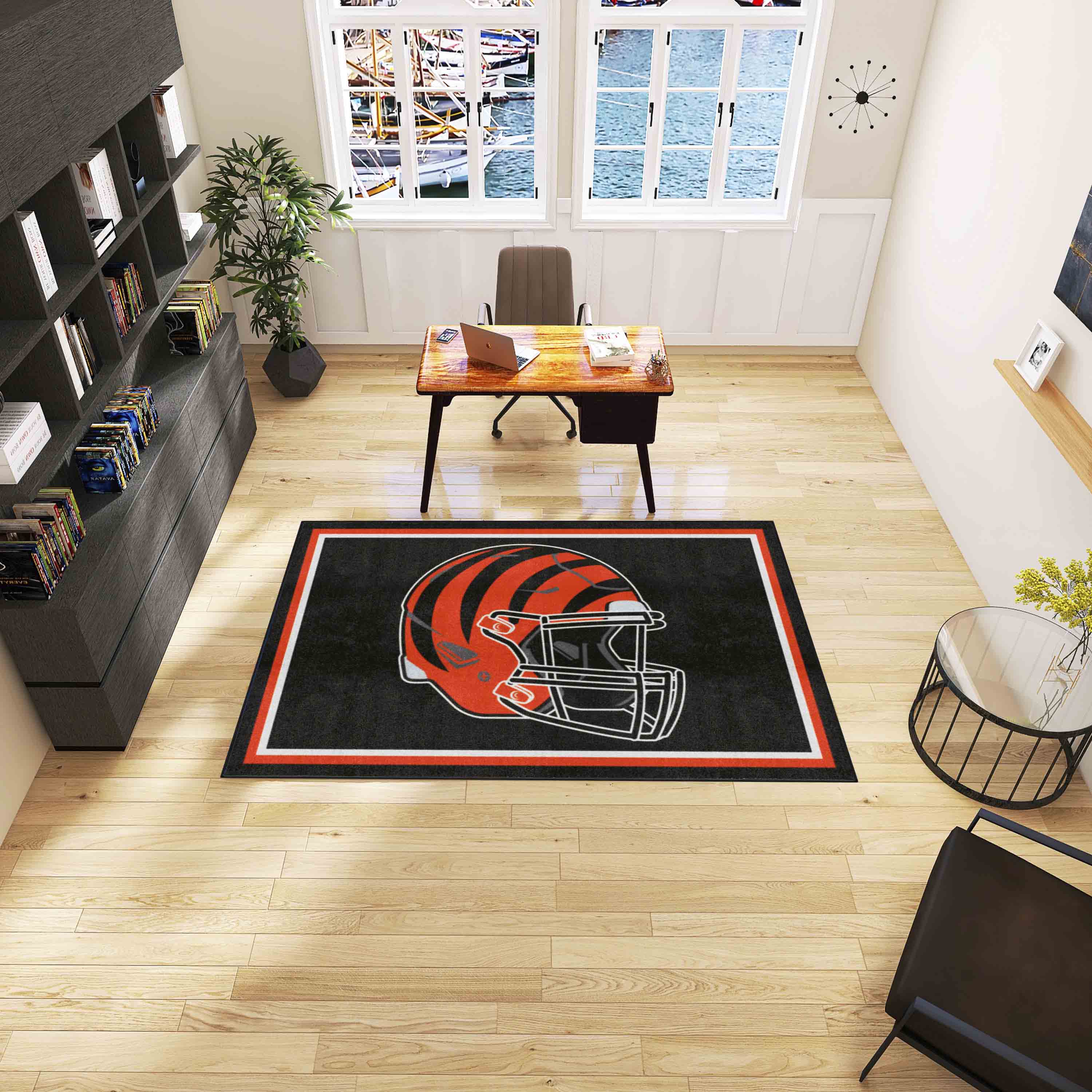 Cincinnati Bengals Football Rug