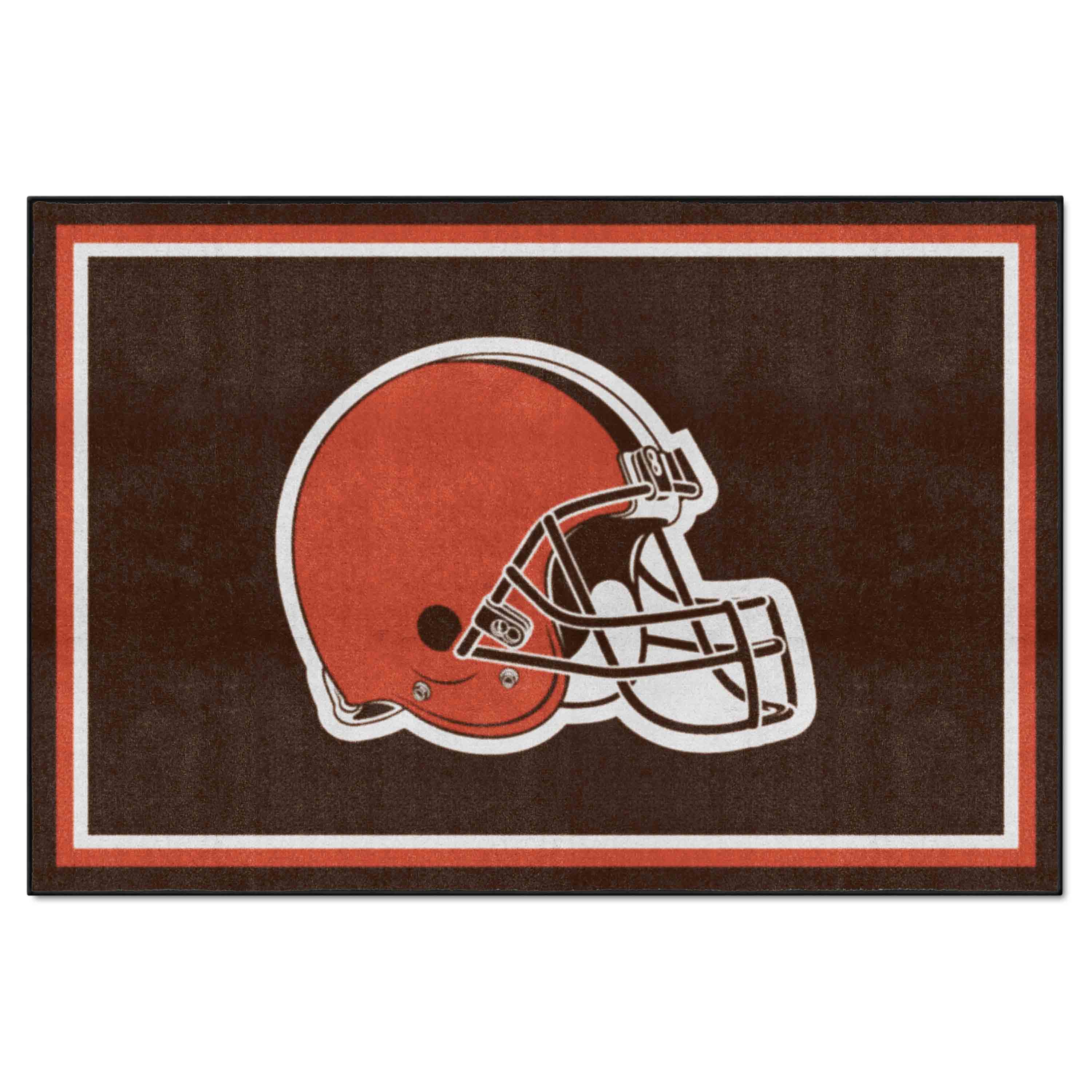 NFL Cleveland Browns 4'11" X 7'4" Brown Plush Rug - 6570