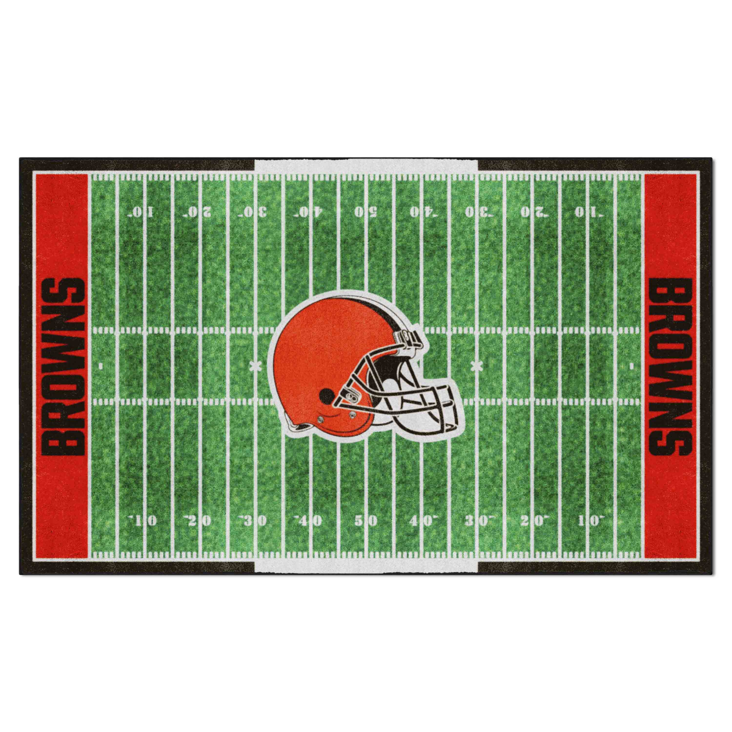 NFL Cleveland Browns 5'10" X 9'9" Green Plush Rug - 35144