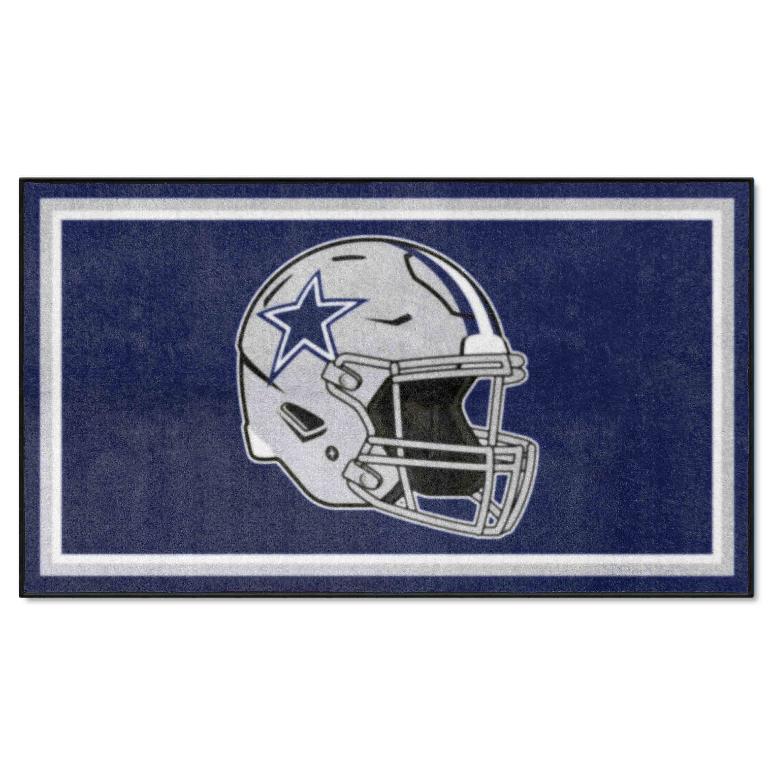 NFL Dallas Cowboys 3'0" X 5'0" Navy Plush Rug - 38254