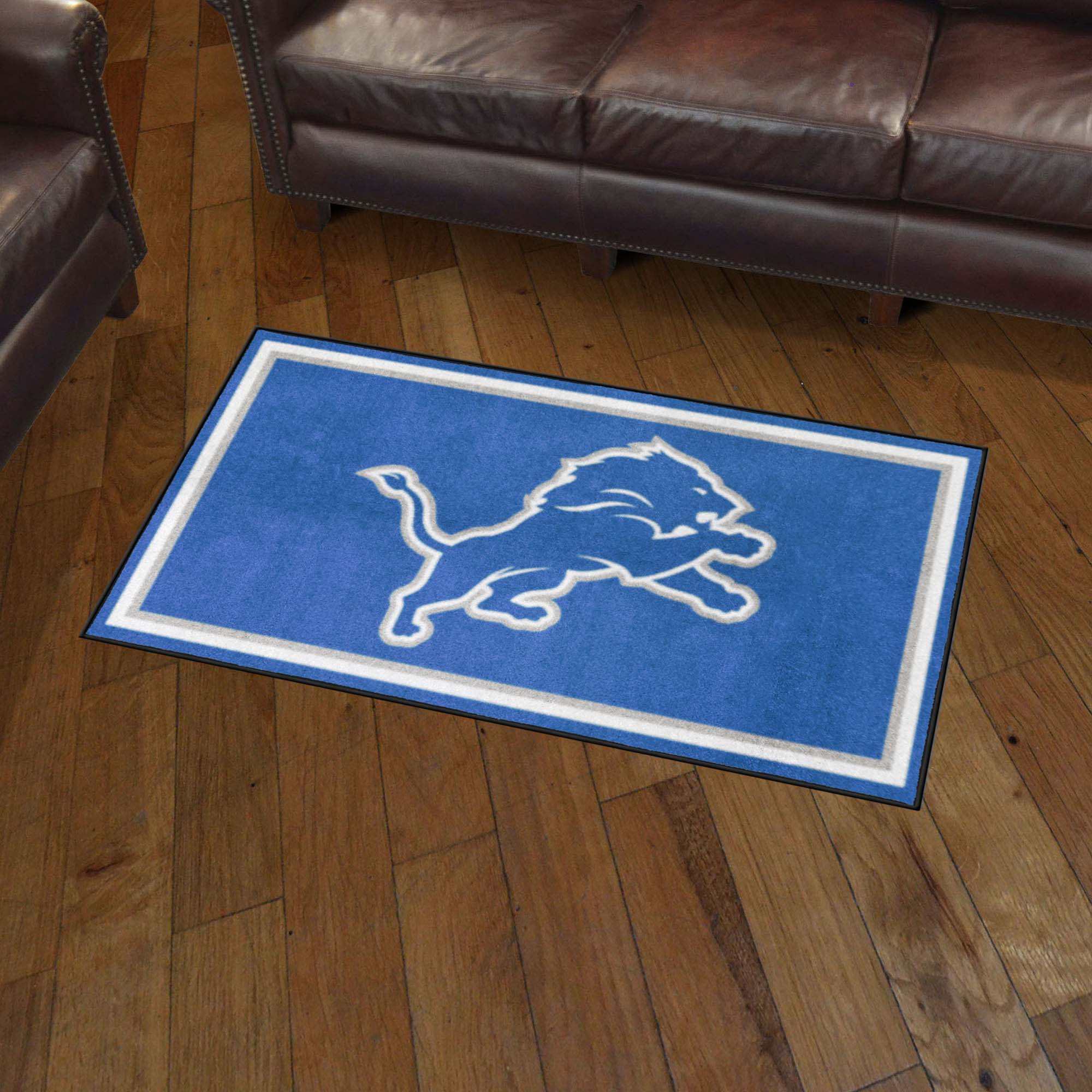 FANMATS Detroit Lions Team Carpet Tiles