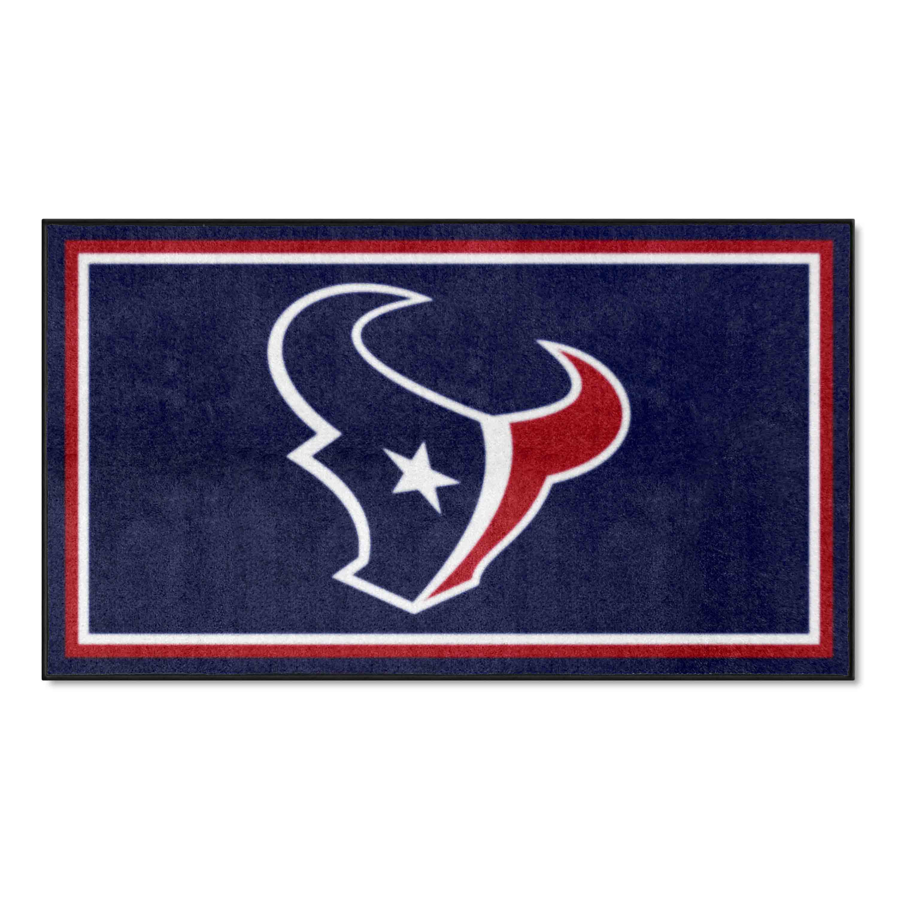 NFL Houston Texans 3'0" X 5'0" Navy Plush Rug - 19869