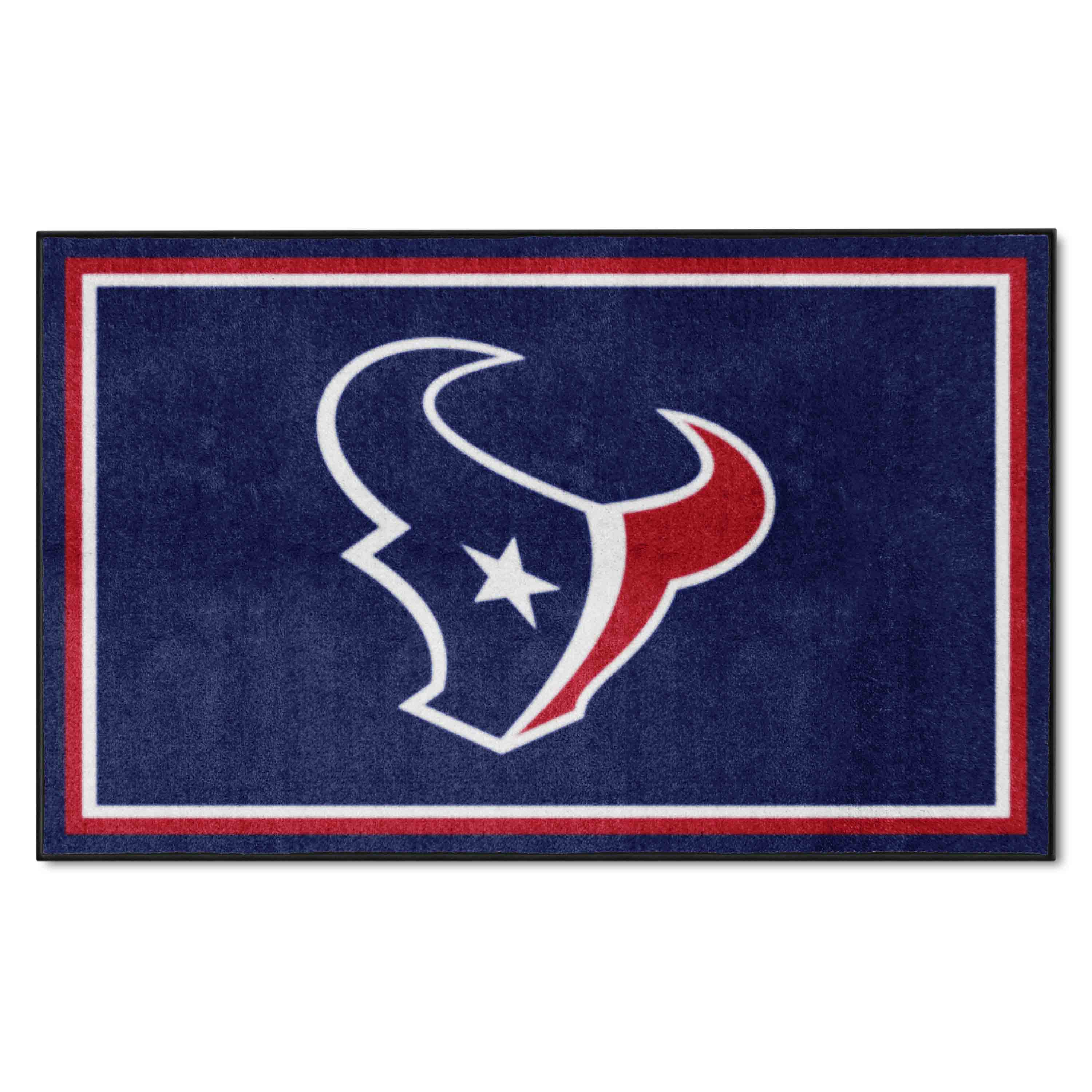 NFL Houston Texans 3'8" X 5'11" Navy Plush Rug - 6580