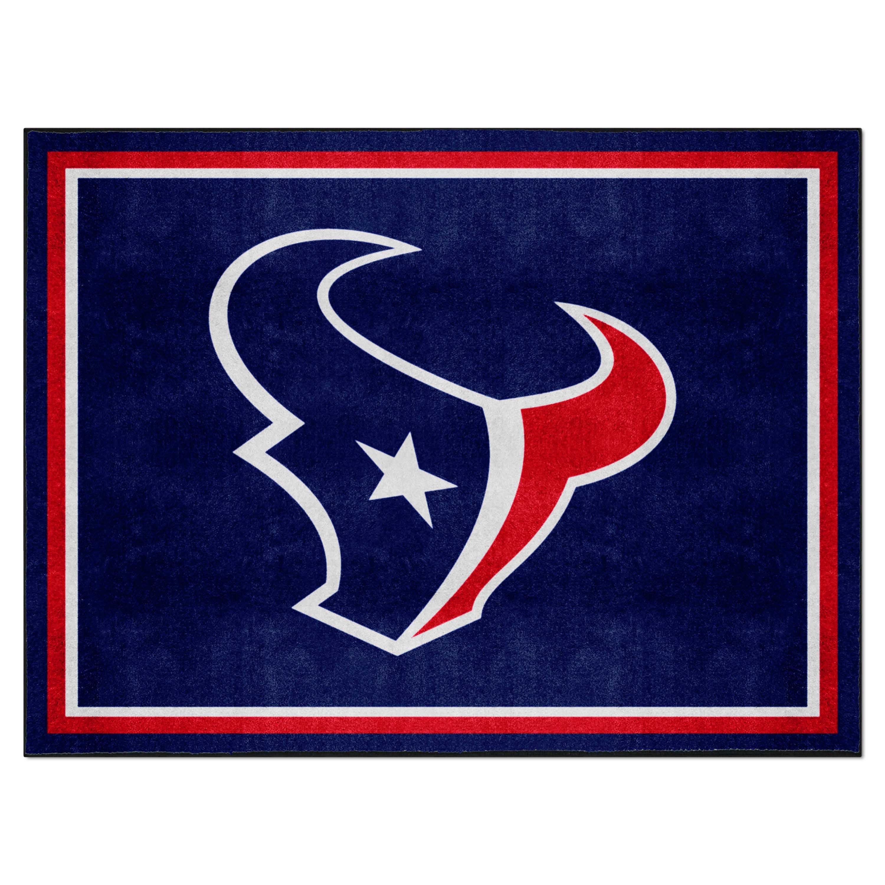 NFL Houston Texans 7'3" X 9'9" Navy Plush Rug - 17483