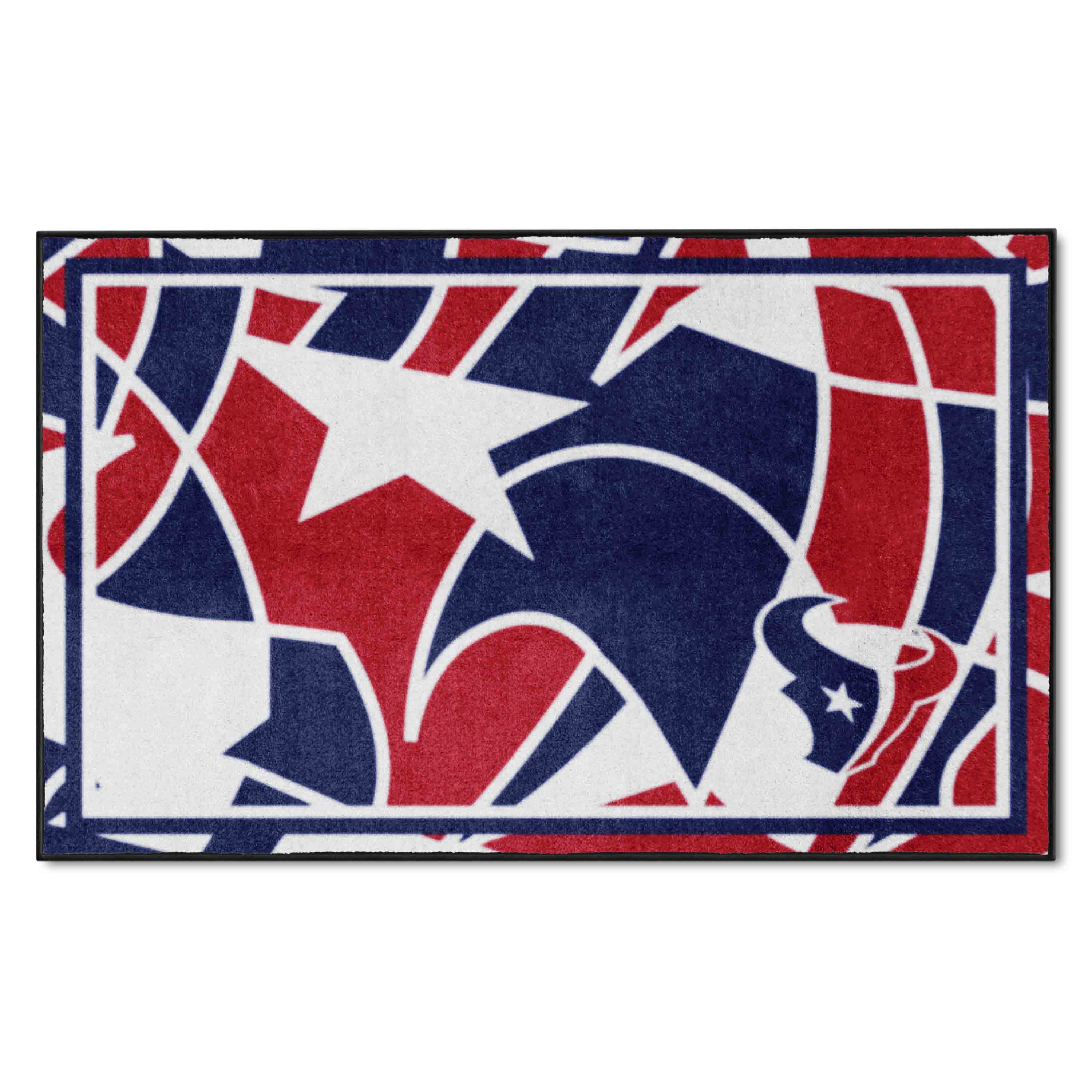 NFL Houston Texans 3'8" X 5'11" Multicolor Plush Rug - 23275