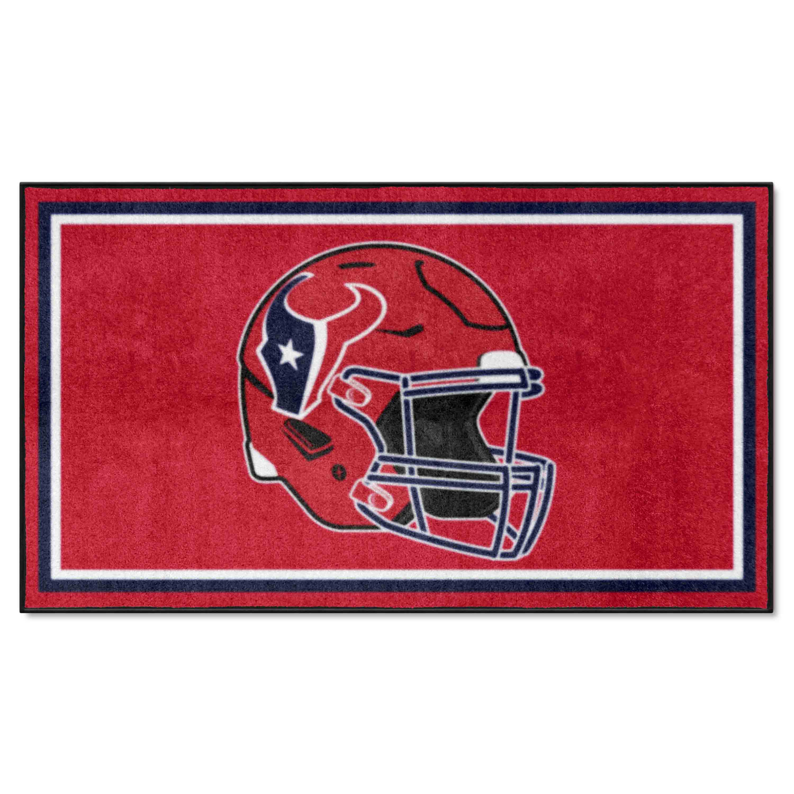 NFL Houston Texans 3'0" X 5'0" Red Plush Rug - 36194