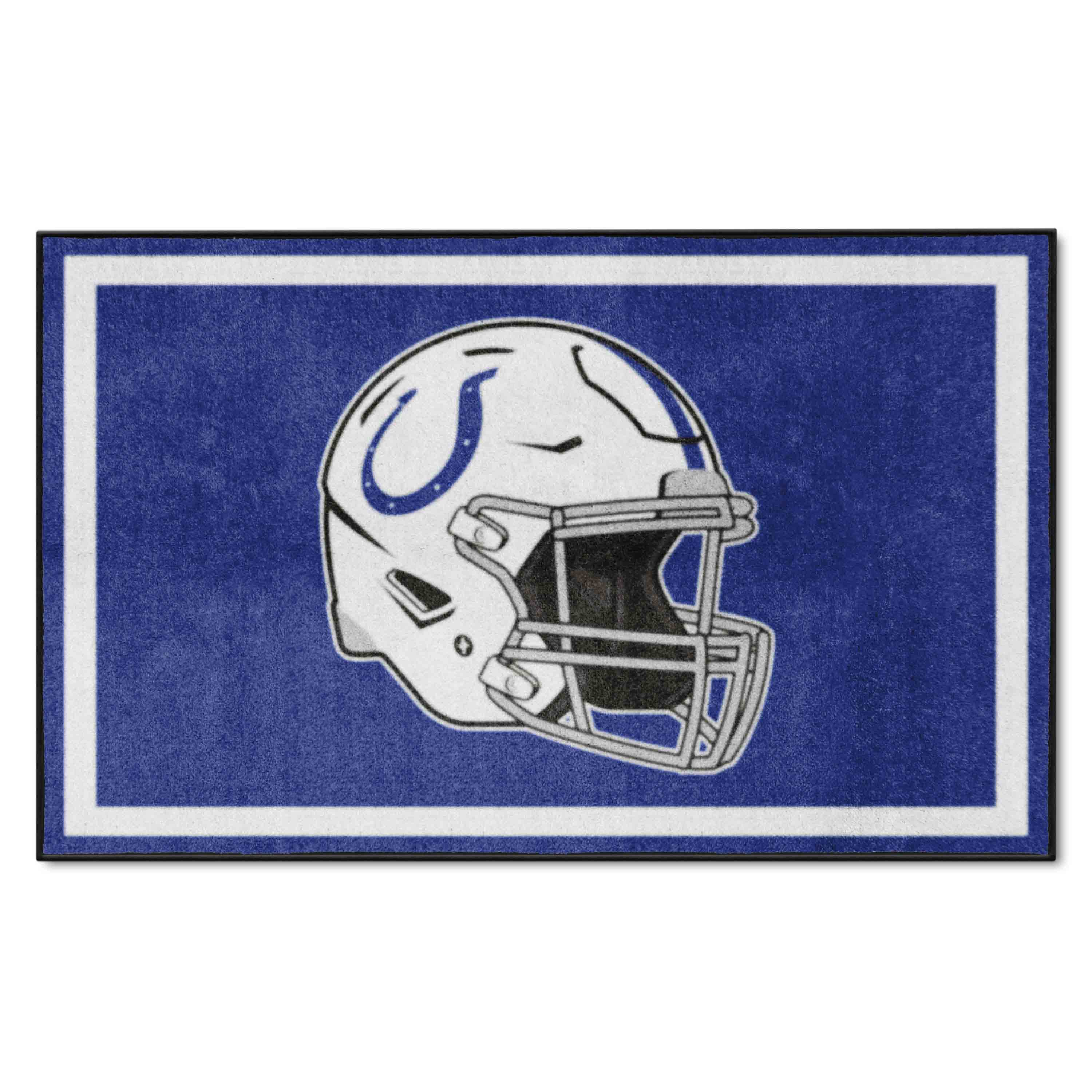 NFL Indianapolis Colts 3'8" X 5'11" Navy Plush Rug - 38275