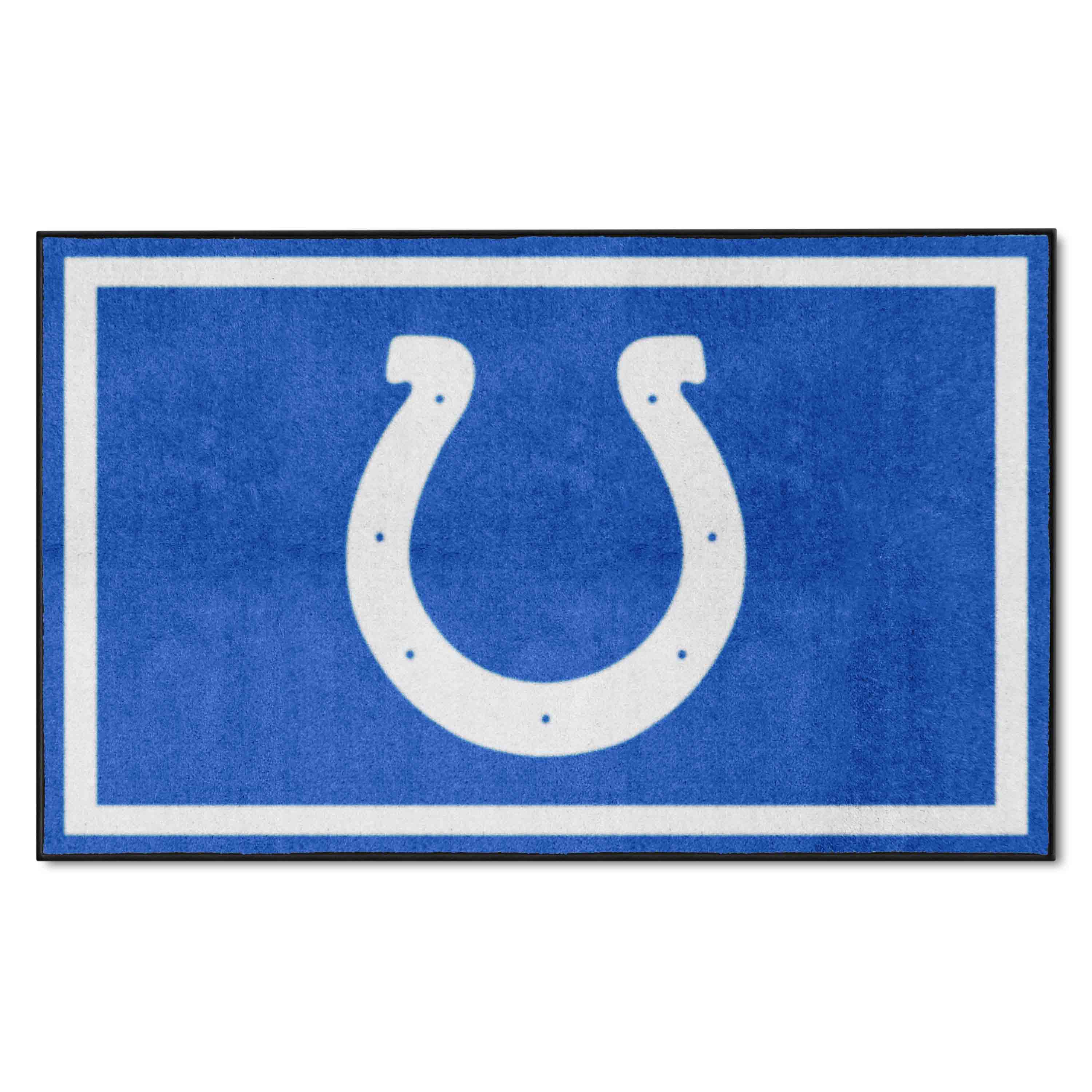 NFL Indianapolis Colts 3'8" X 5'11" Blue Plush Rug - 6581