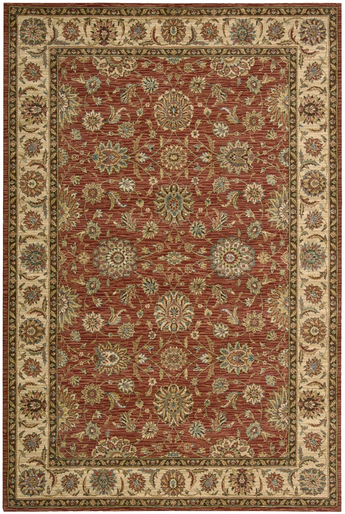 Living Treasures LI05 Rust Area Rug by Nourison