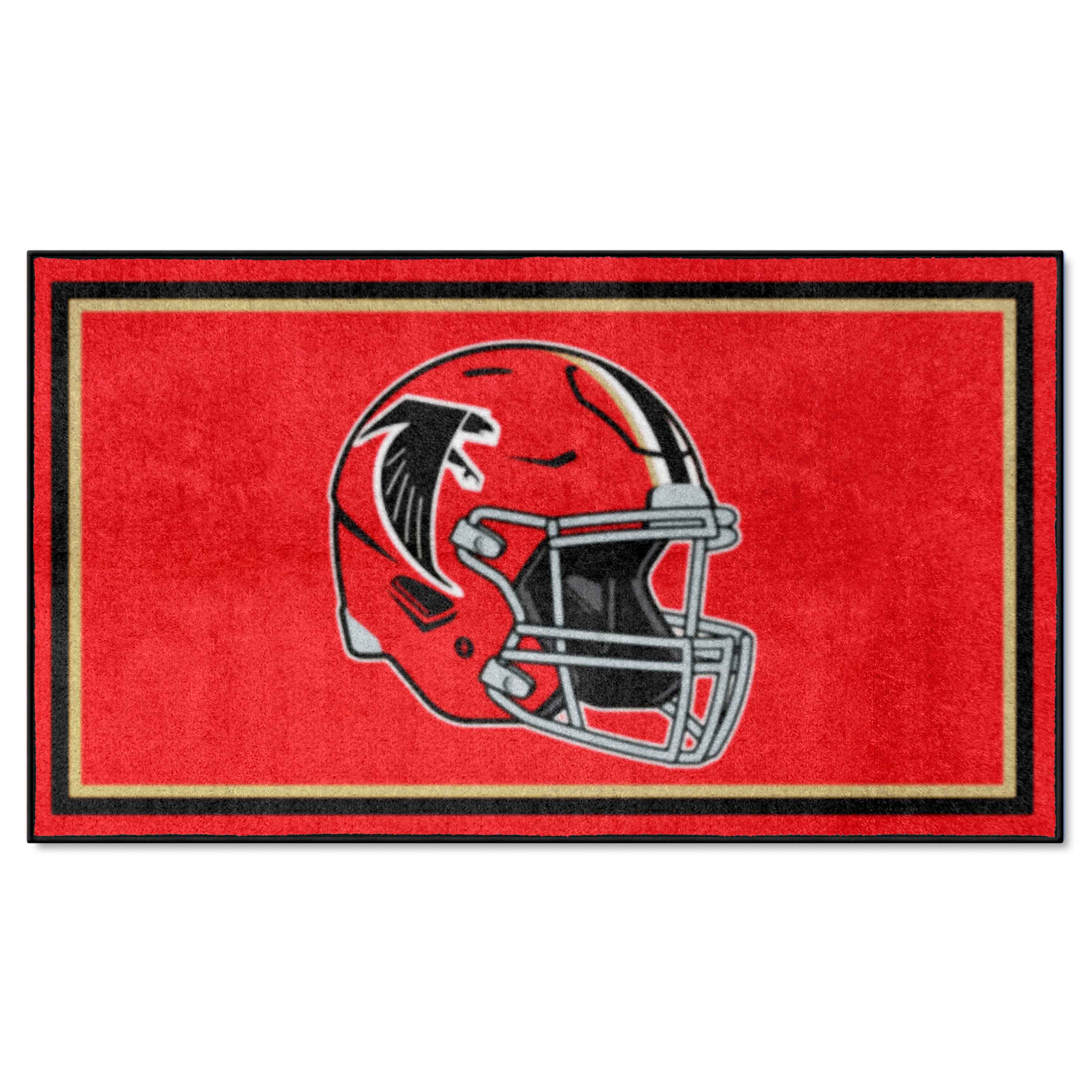 NFL Atlanta Falcons 3'0" X 5'0" Red Plush Rug - 36130
