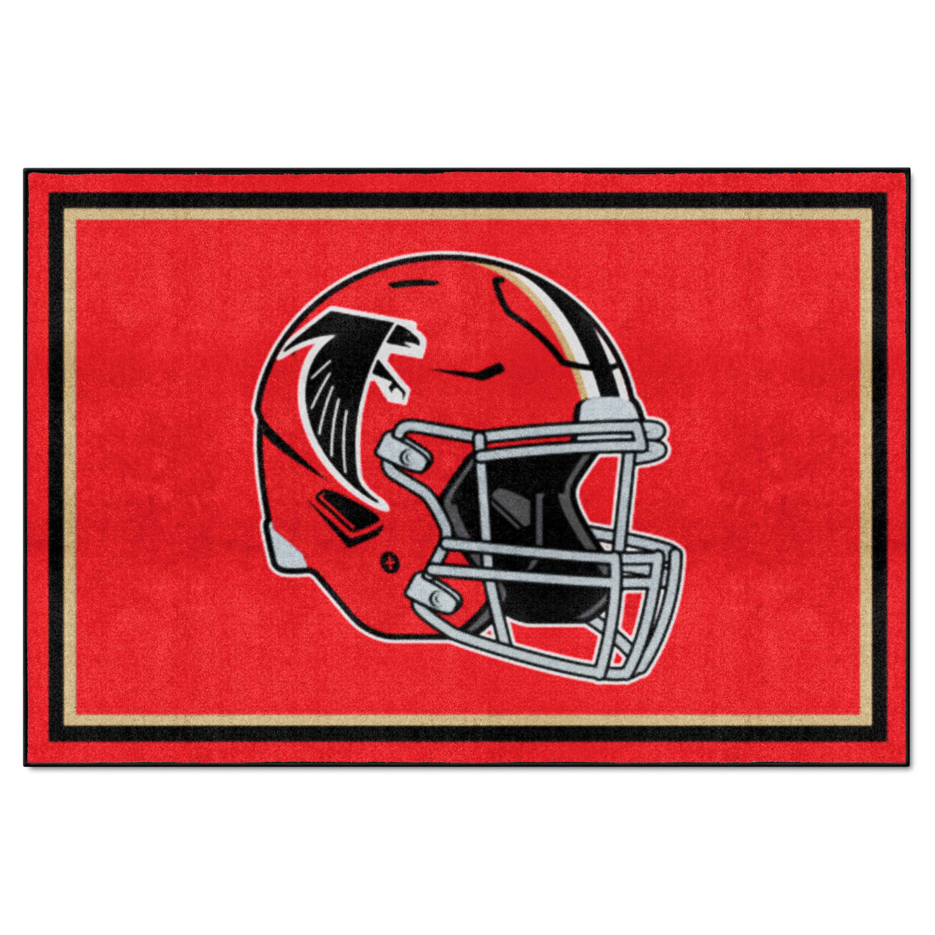NFL Atlanta Falcons 4'11" X 7'4" Red Plush Rug - 36132