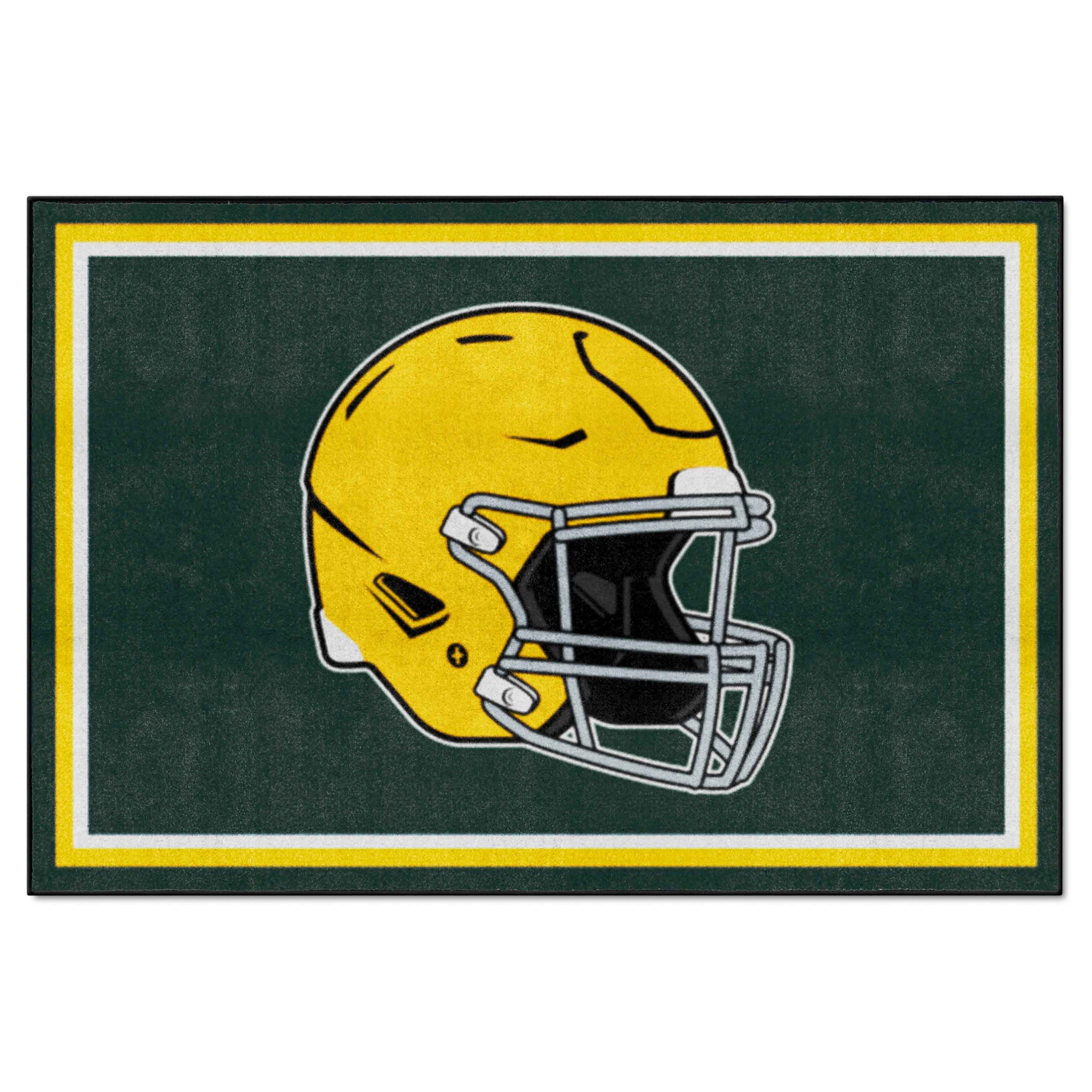 NFL Green Bay Packers 4'11" X 7'4" Green Plush Rug - 36192