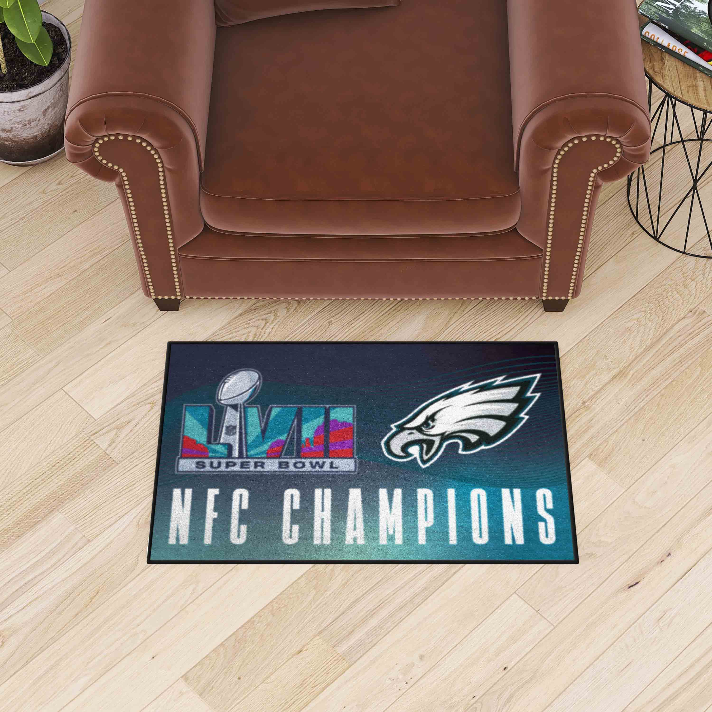 FANMATS Green 1 ft. 7 in. x 2 ft. 6 in. Philadelphia Eagles