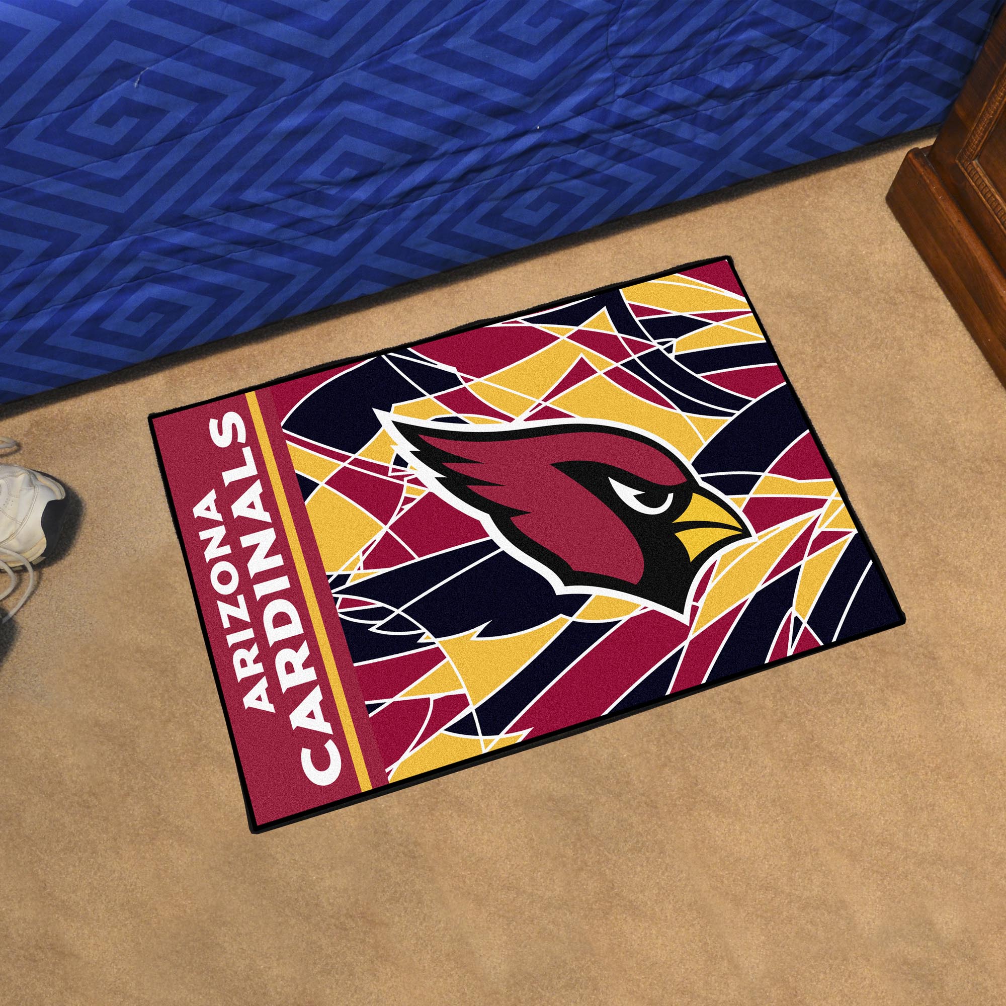 NFL Arizona Cardinals 1'7" X 2'6" Multicolor NFL x FIT Starter Mat - 23198 Room Scene