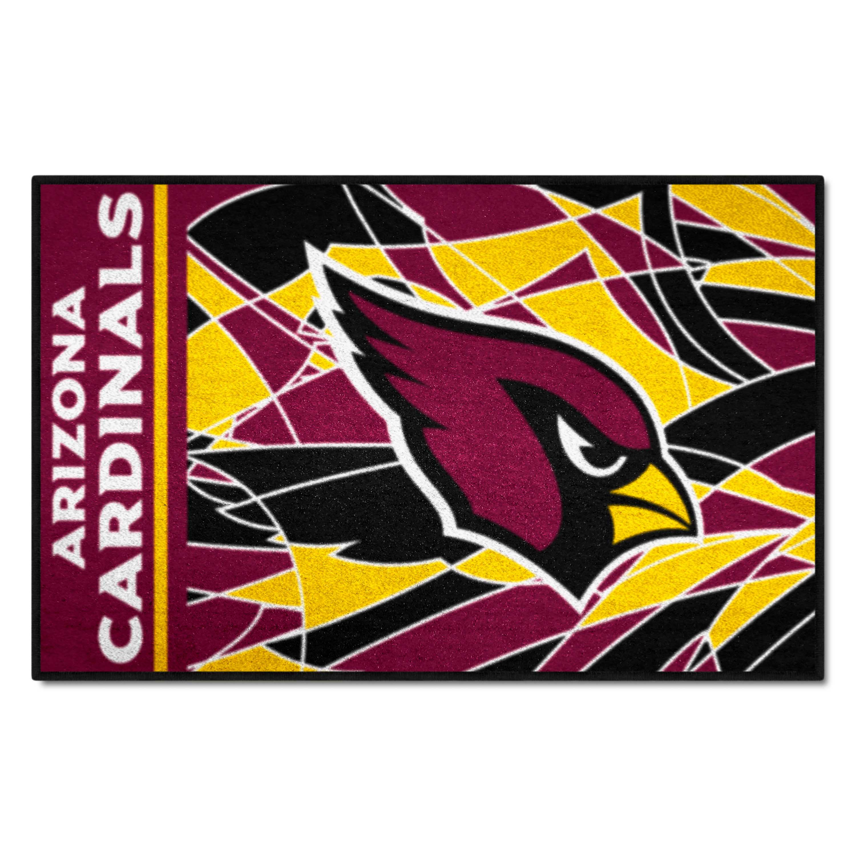 NFL Arizona Cardinals 1'7" X 2'6" Multicolor NFL x FIT Starter Mat - 23198