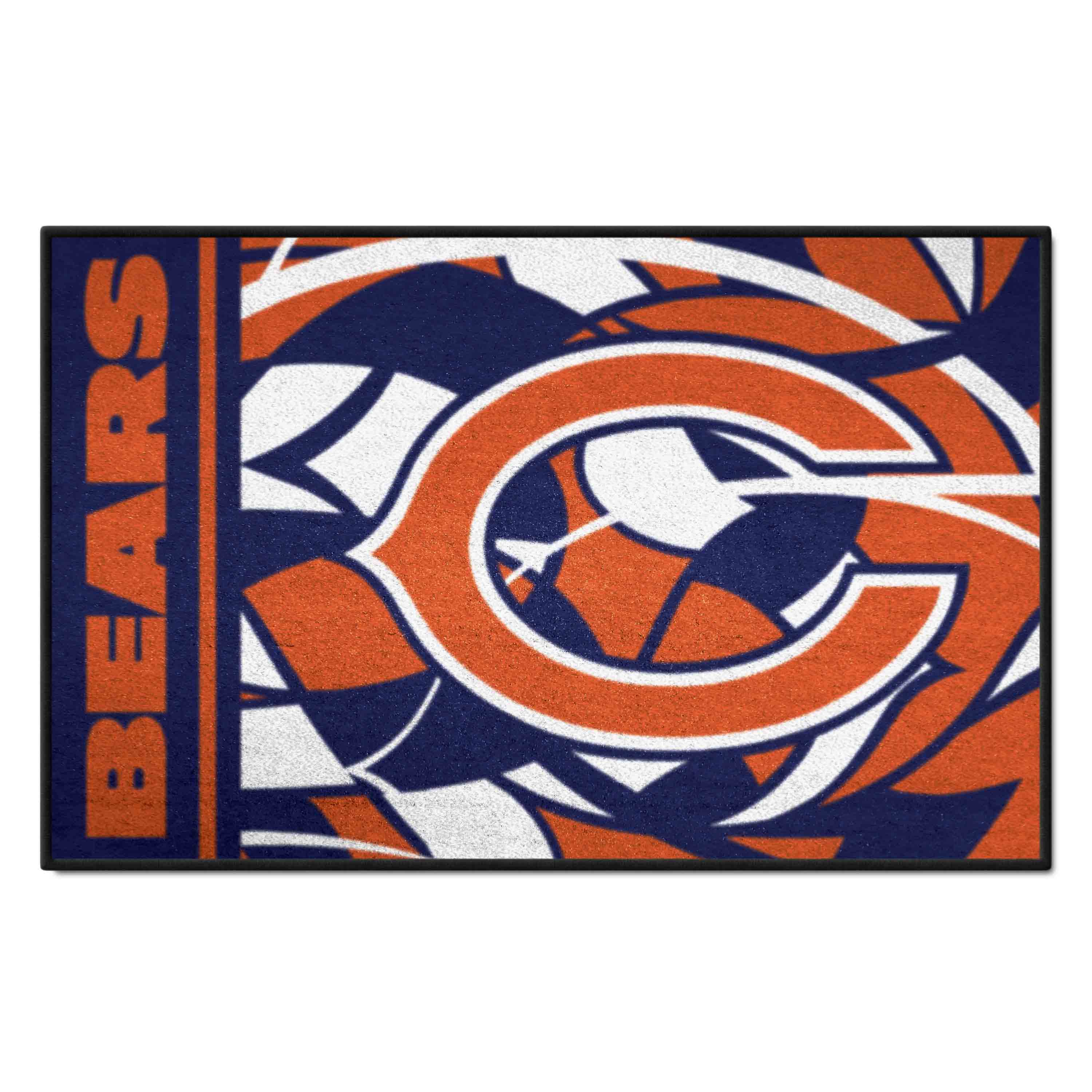 NFL Chicago Bears 1'7" X 2'6" Multicolor NFL x FIT Starter Mat - 23228