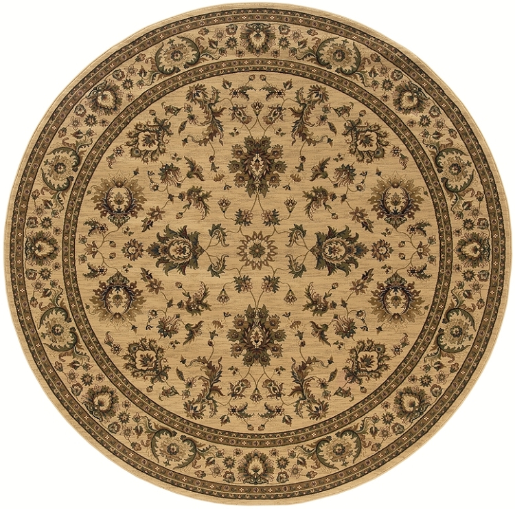 Ariana 311I Beige Round Area Rug by Oriental Weavers