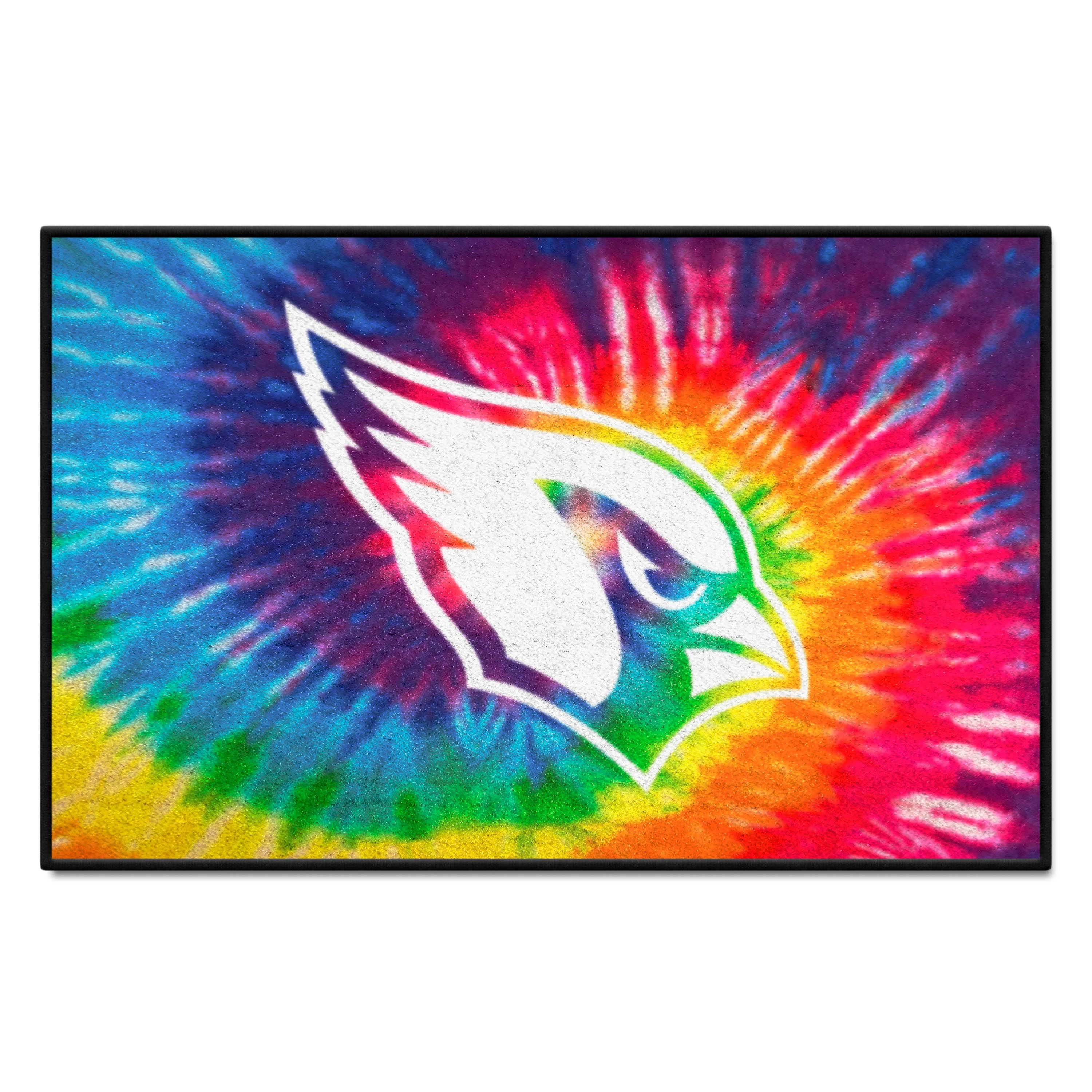 NFL Arizona Cardinals 1'7" X 2'6" Tie Dye Starter Mat - 34243