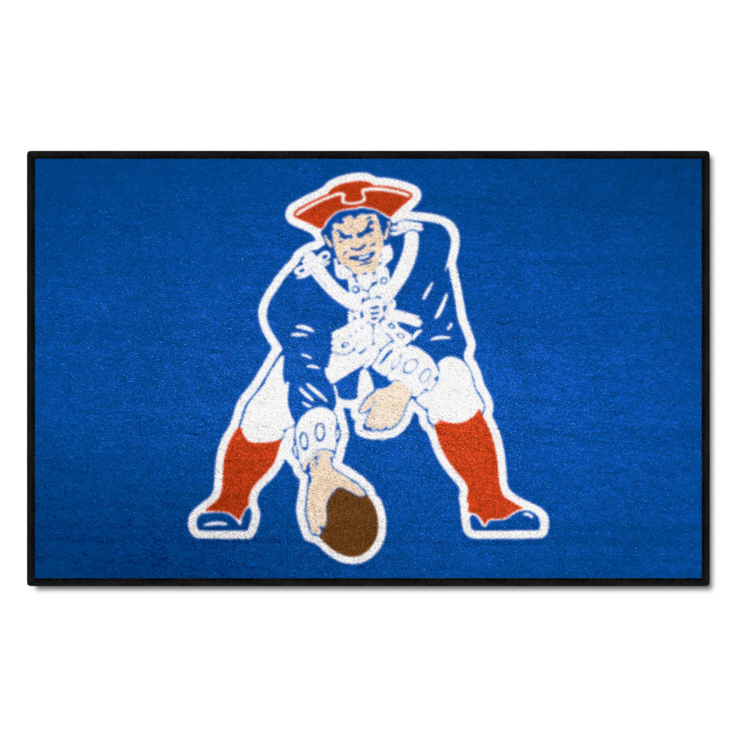 NFL Retro New England Patriots 1'7" X 2'6" Blue Starter Mat - 32504