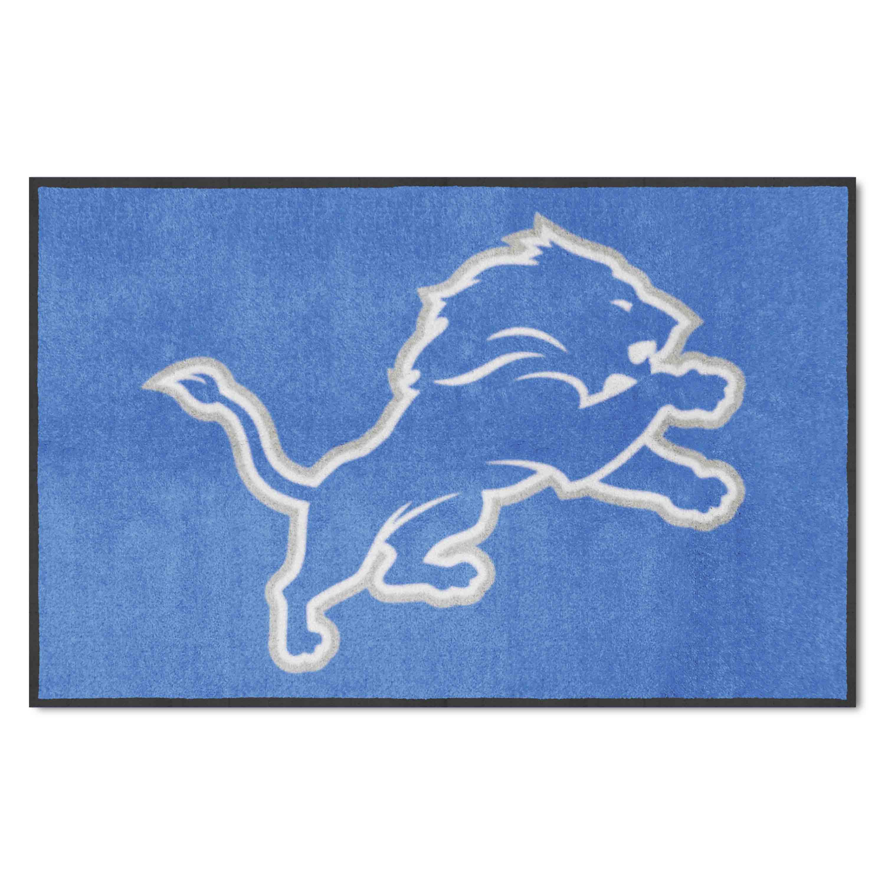 NFL Detroit Lions 3'7" X 5'7" Blue Landscape Logo Mat - 9881