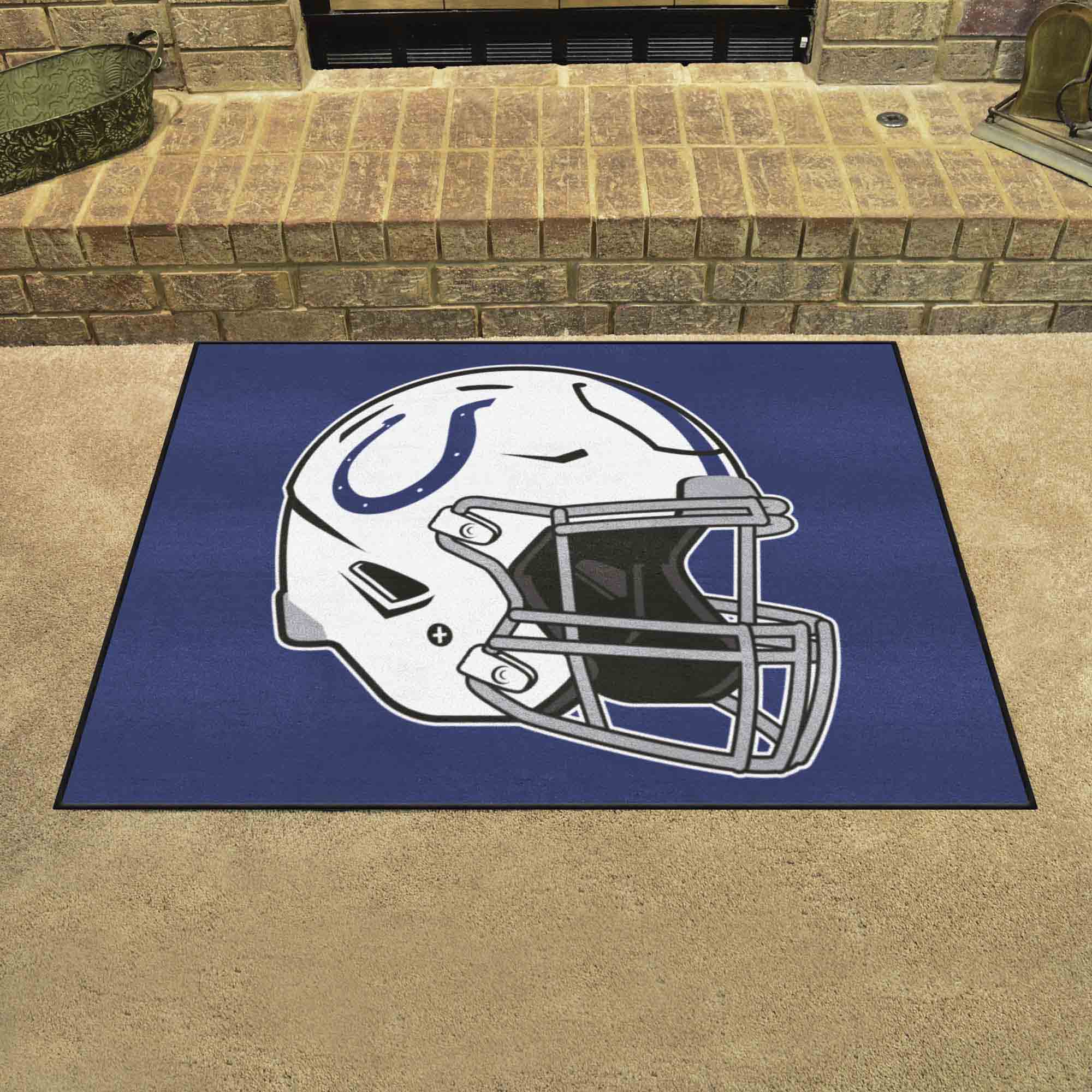 NFL Indianapolis Colts 2'10" X 3'7" Navy All-Star Mat - 5746 Room Scene