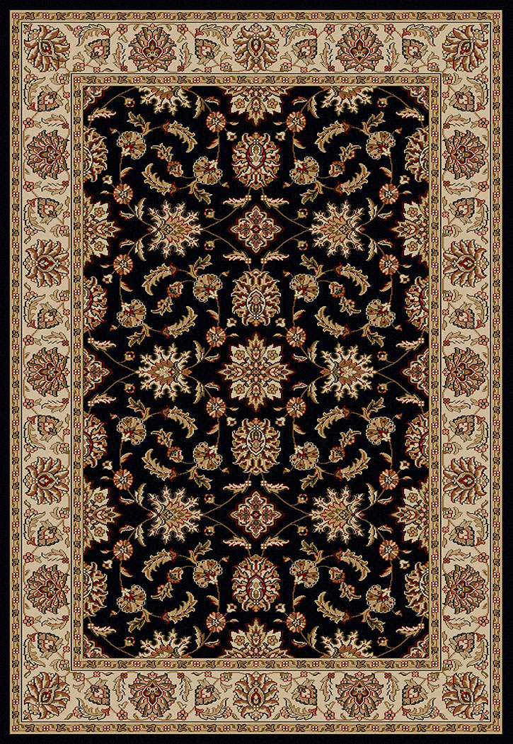 Radici Como 1592 Black Area Rug