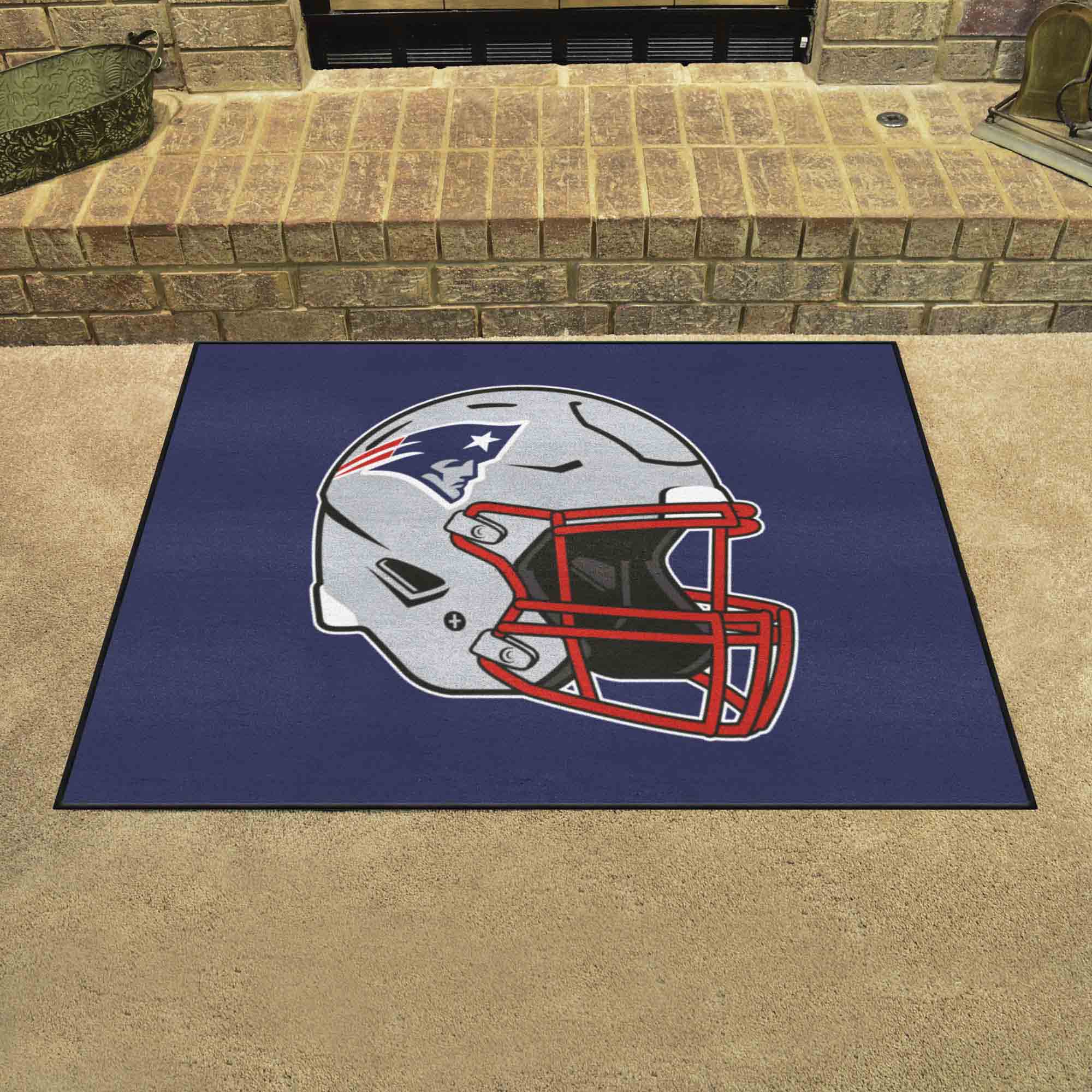 NFL New England Patriots 2'10" X 3'7" Navy All-Star Mat - 5796 Room Scene