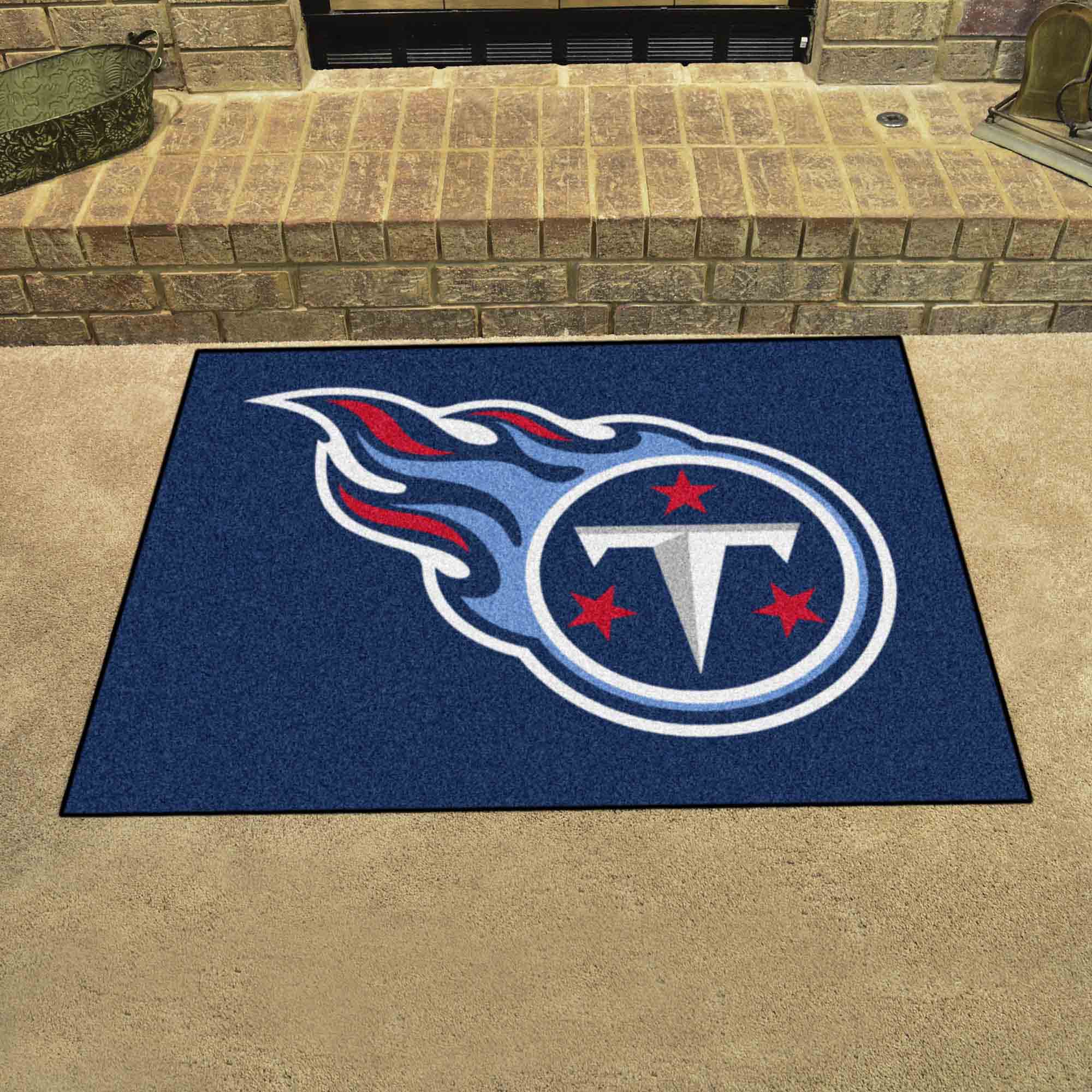 NFL Tennessee Titans 2'10" X 3'7" Navy All-Star Mat - 28824 Room Scene