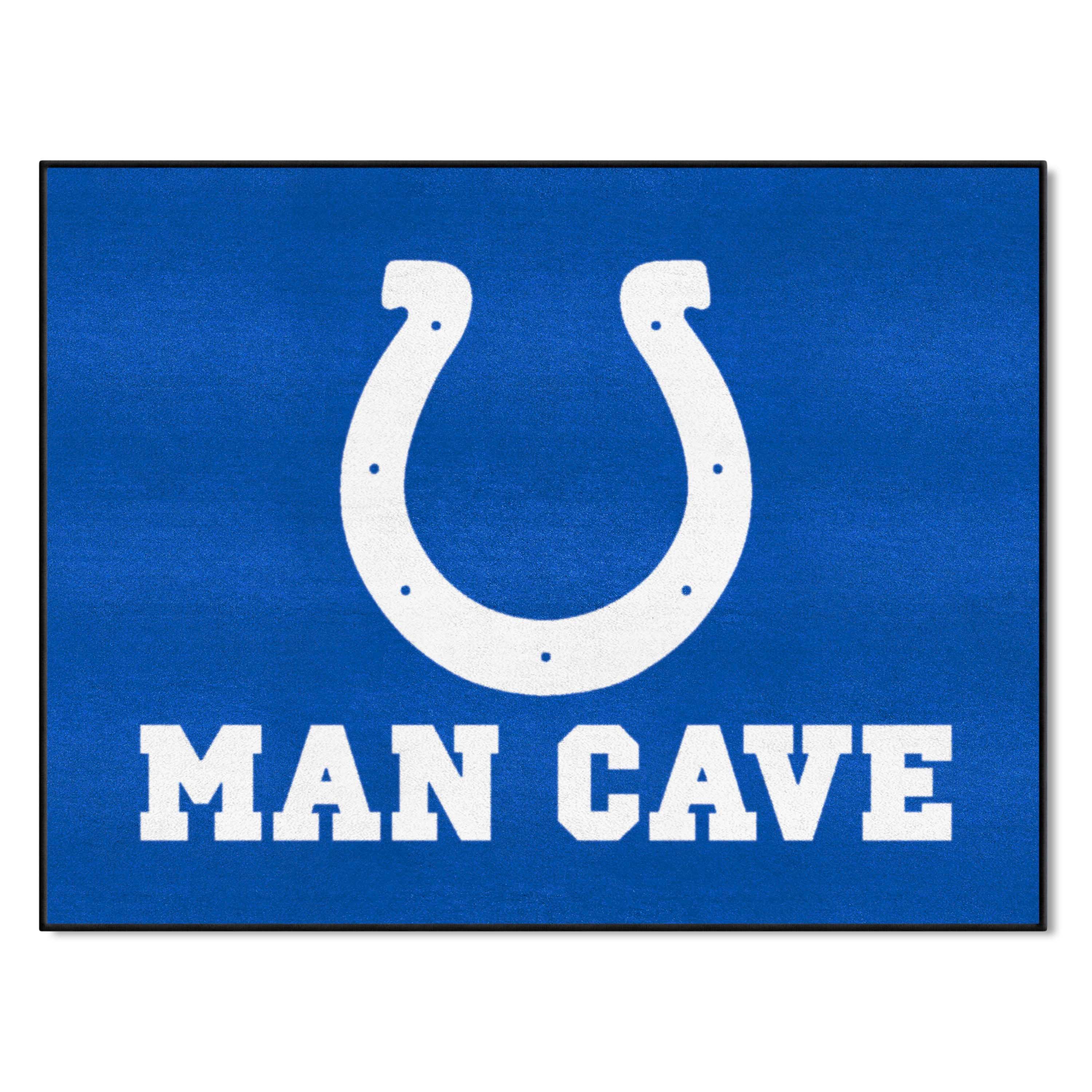 NFL Indianapolis Colts 2'10" X 3'7" Blue Man Cave All-Star Mat - 14312