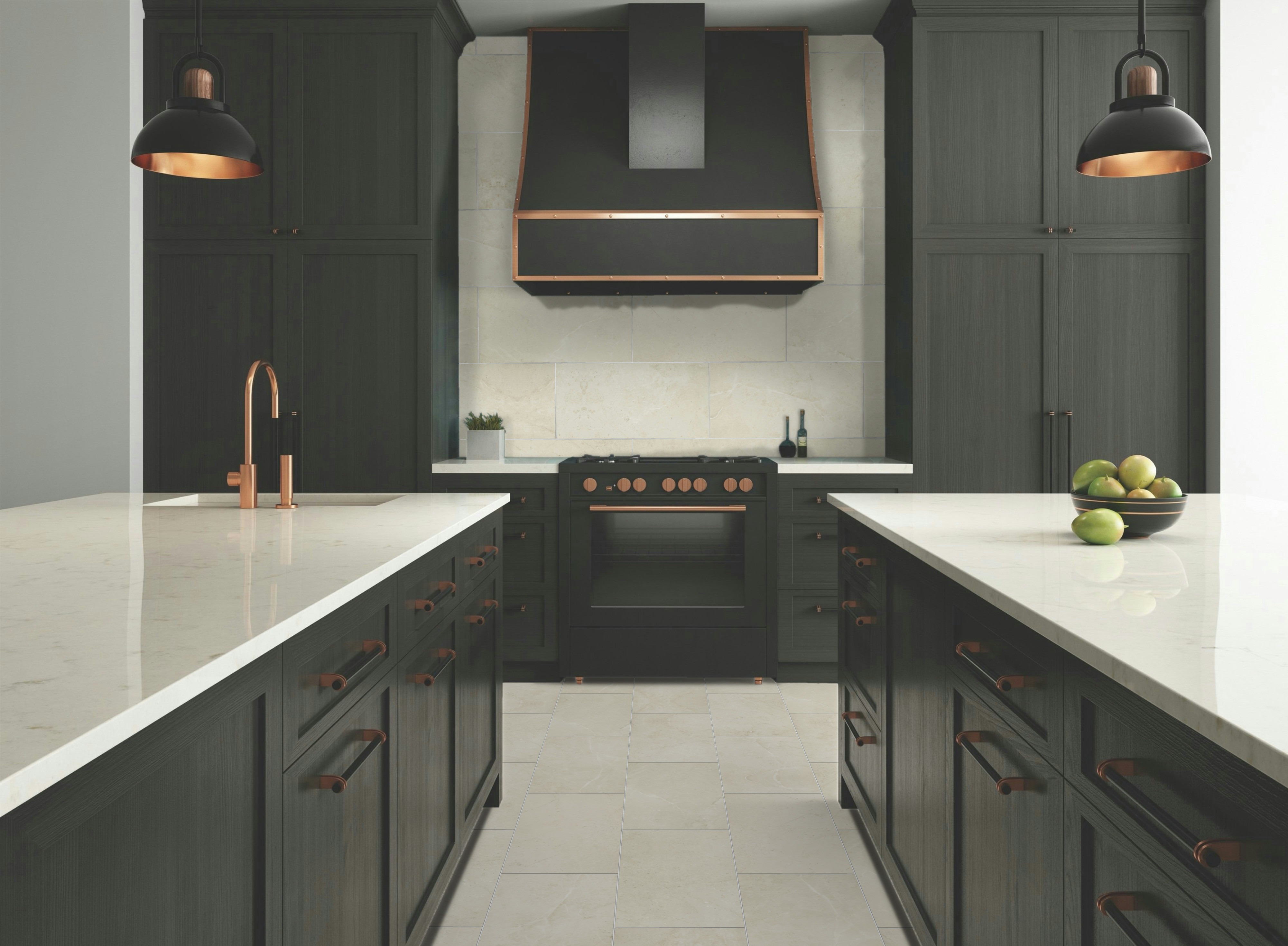 Scripter Oracle 12" X 24" Porcelain Tile Room Scene