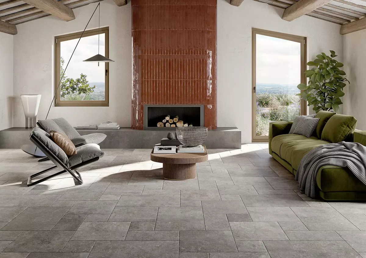 <廃盤品> VITRIINI （clear-light gray） Windsor Light Grey 8x16 Porcelain Tile - Carpet & Tile Mart