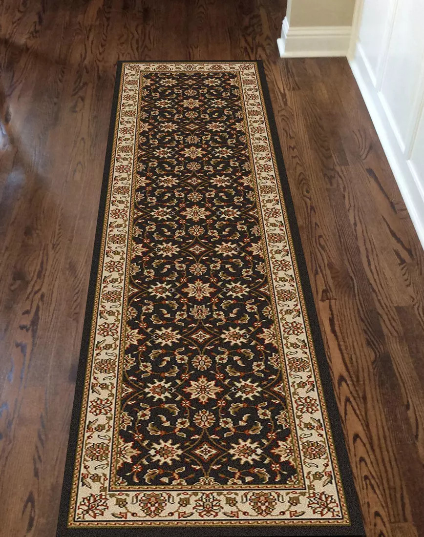 Radici Como 1592 Brown Runner Area Rug Room Scene