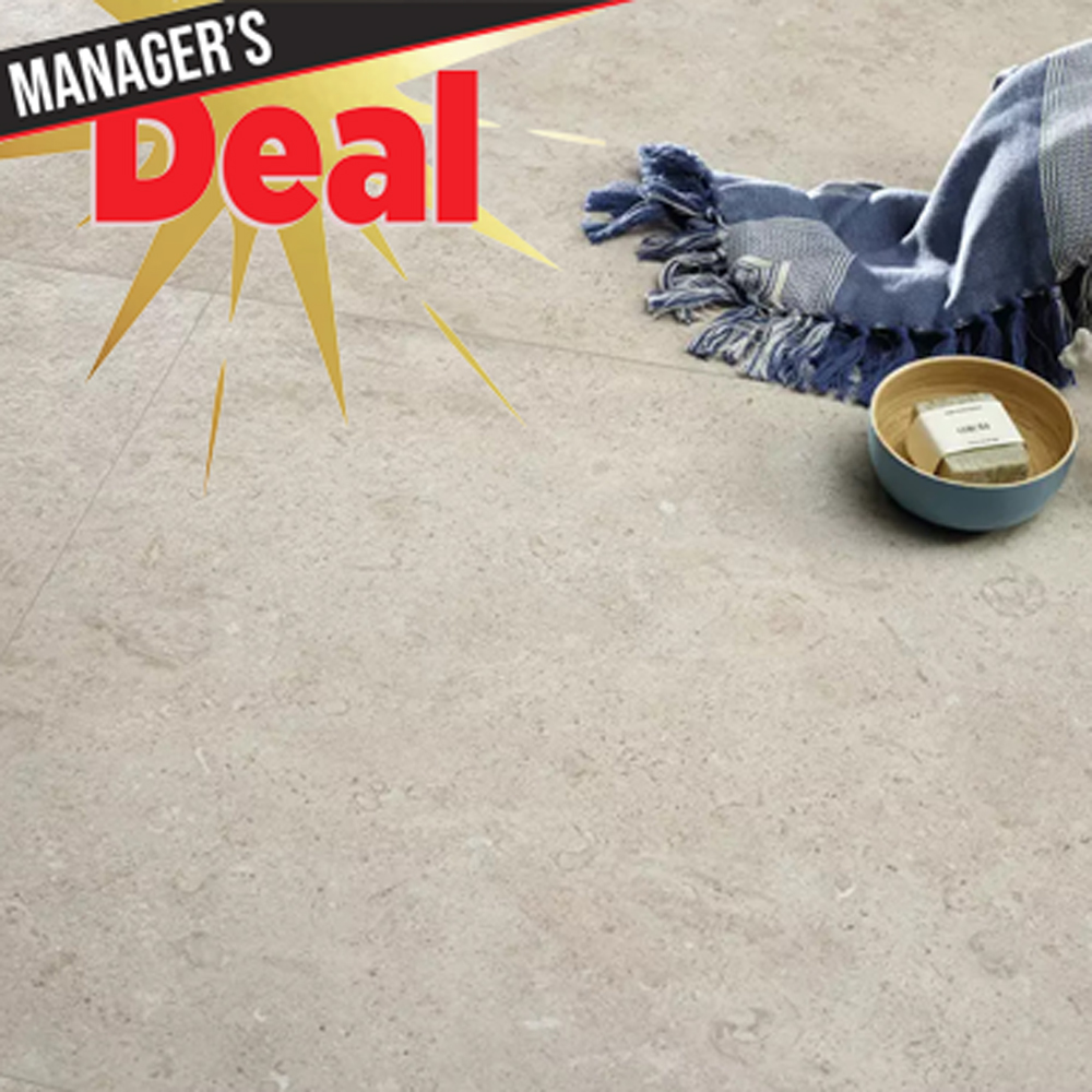 Coralstone Calcite 24" X 48" Porcelain Tile Room Scene