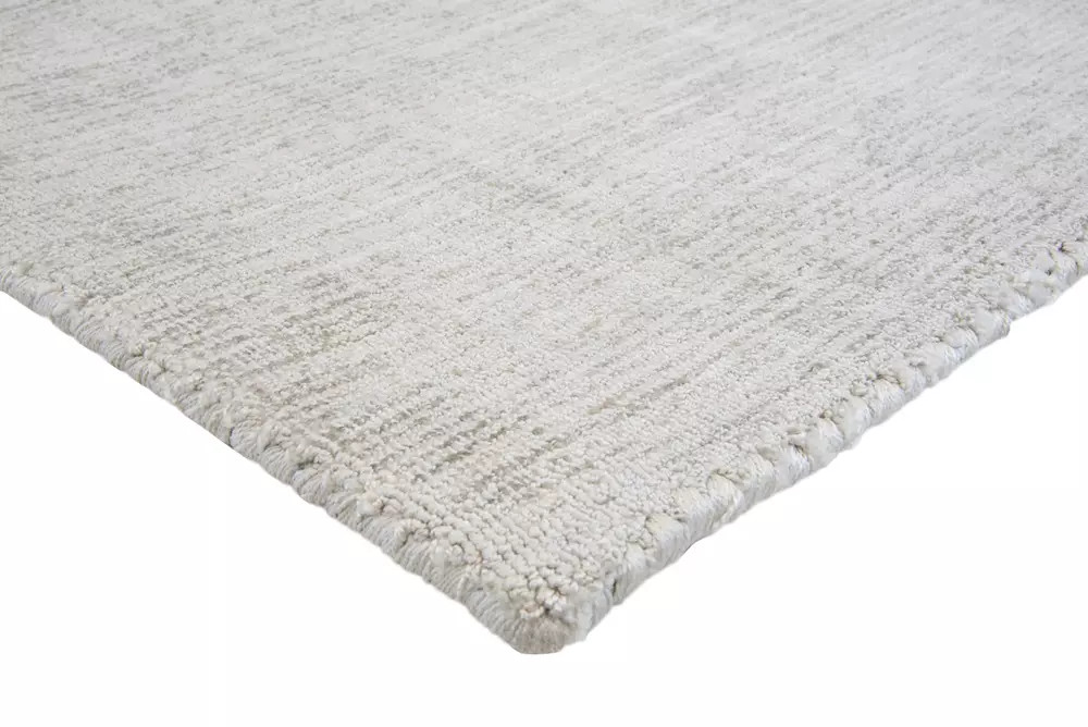 Stanton Clara Bay Winter White Area Rug Corner