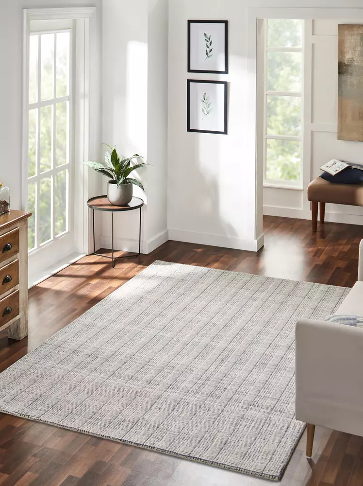 Stanton Larson Slate Area Rug Room Scene