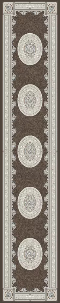 Dynamic Rugs Ancient Garden 57226-3295 Brown Cream Area Rug